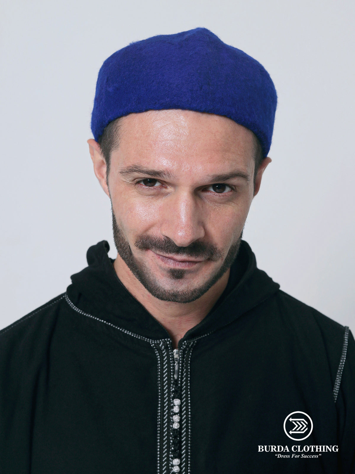 Chechia Hat - Royal Blue - Burdaclothing