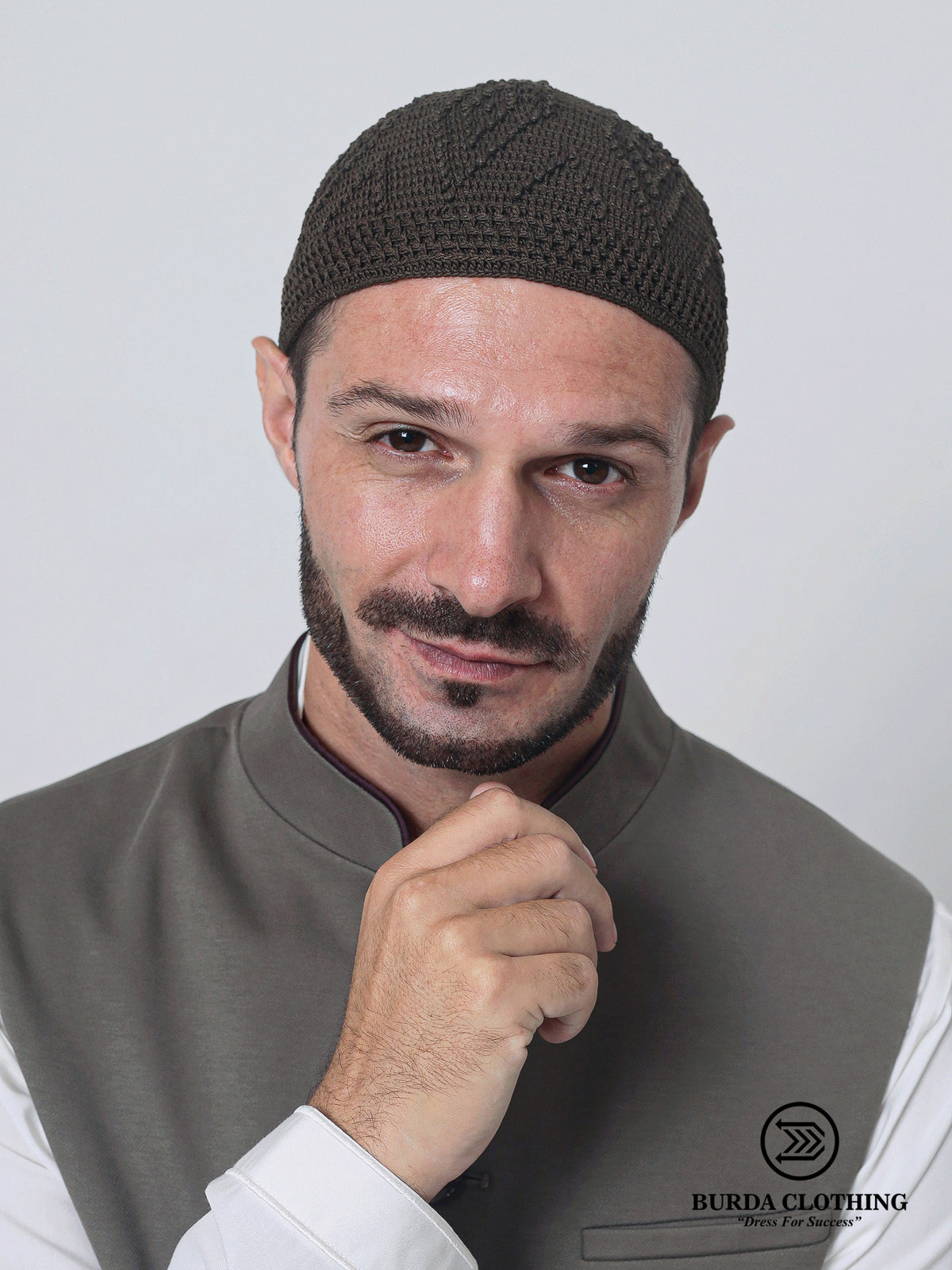 Skull Knit Cotton Kufi - Burdaclothing