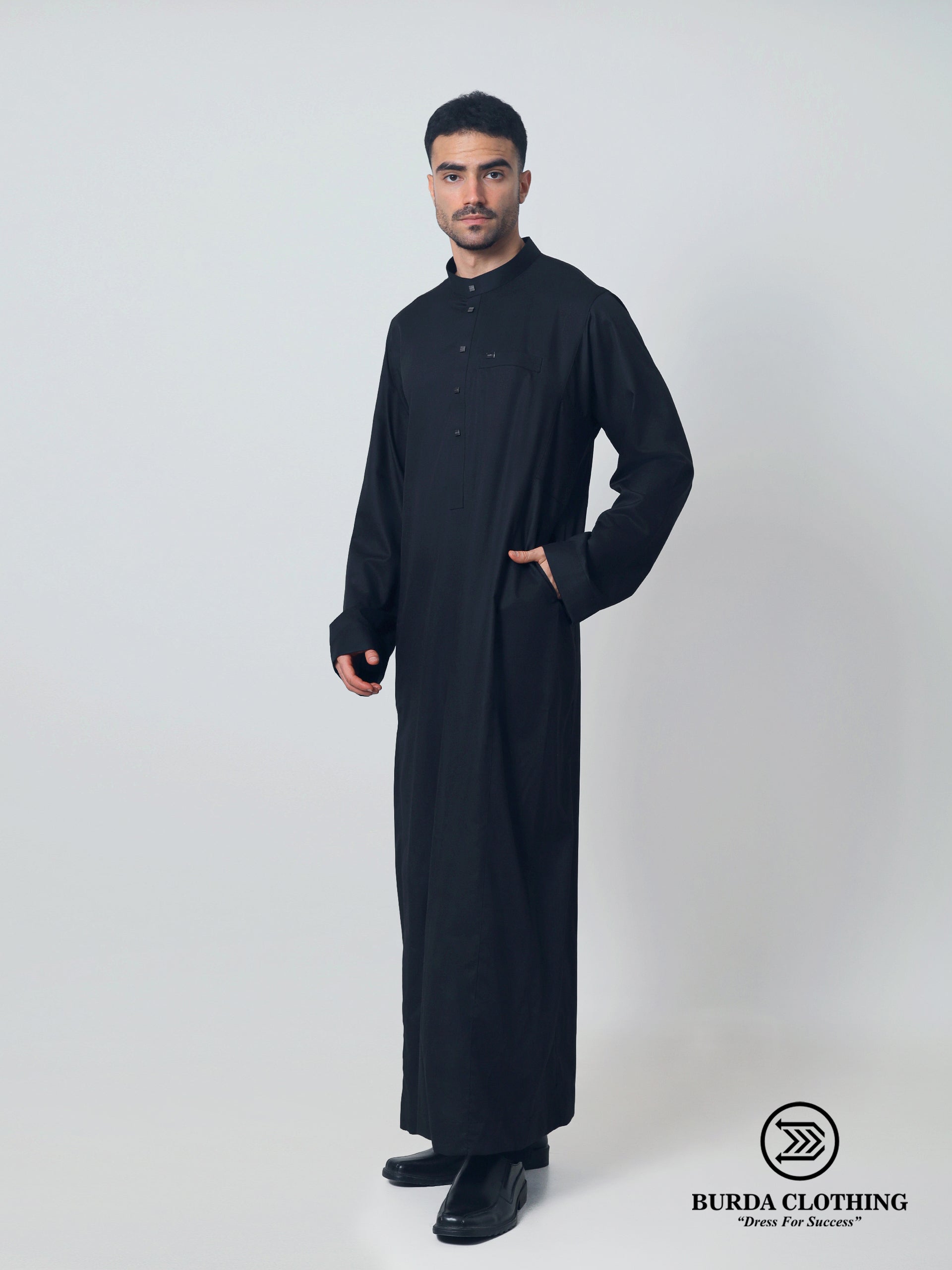 Thobe für Erwachsene 205 Schwarz (Vater & Sohn)