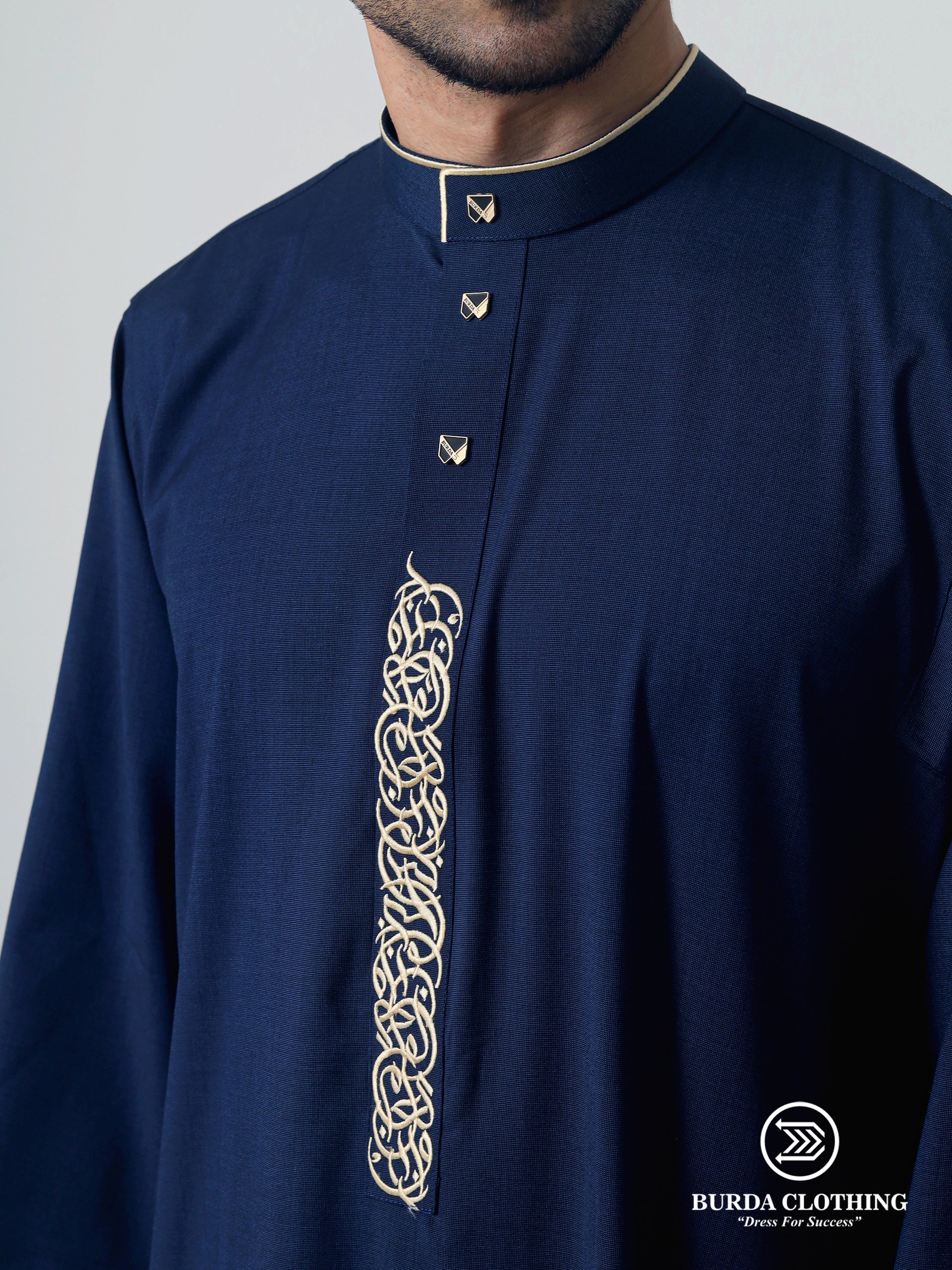 Premium-Thobe für Erwachsene 225 Marineblau