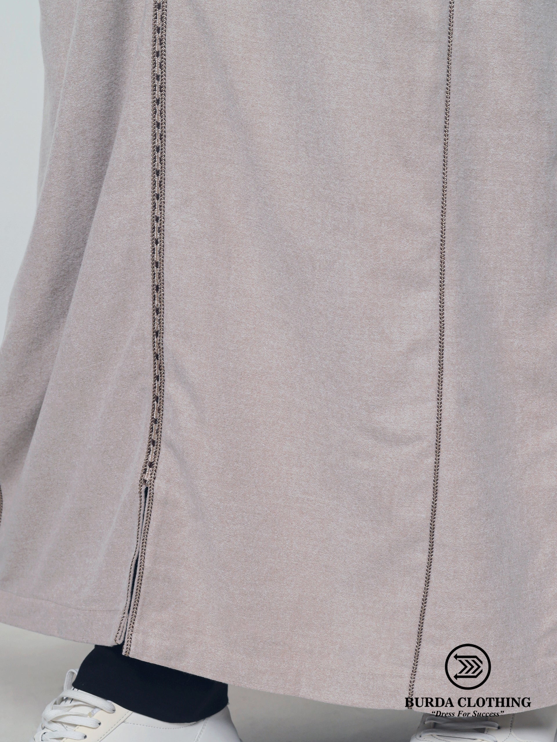 Marokkanischer Kapuzenpullover Thobe Mlifa Djellaba Beige