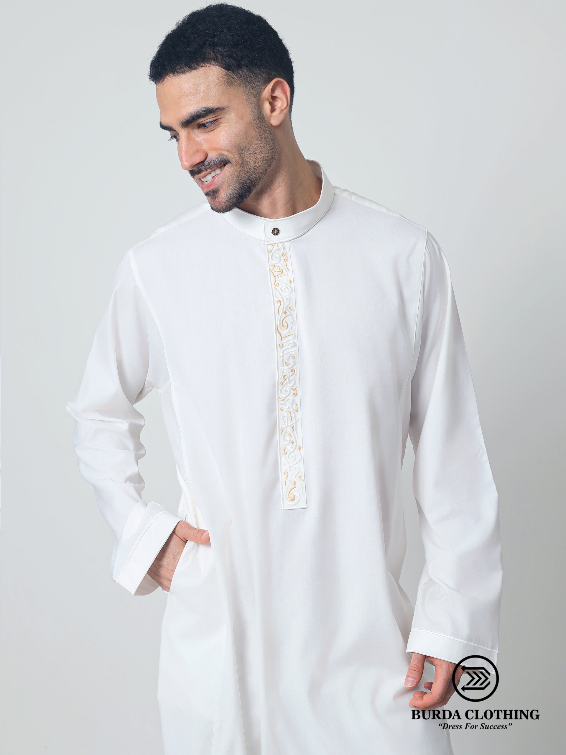 Adult Premium Thobe 213 Off White (Father & Son)