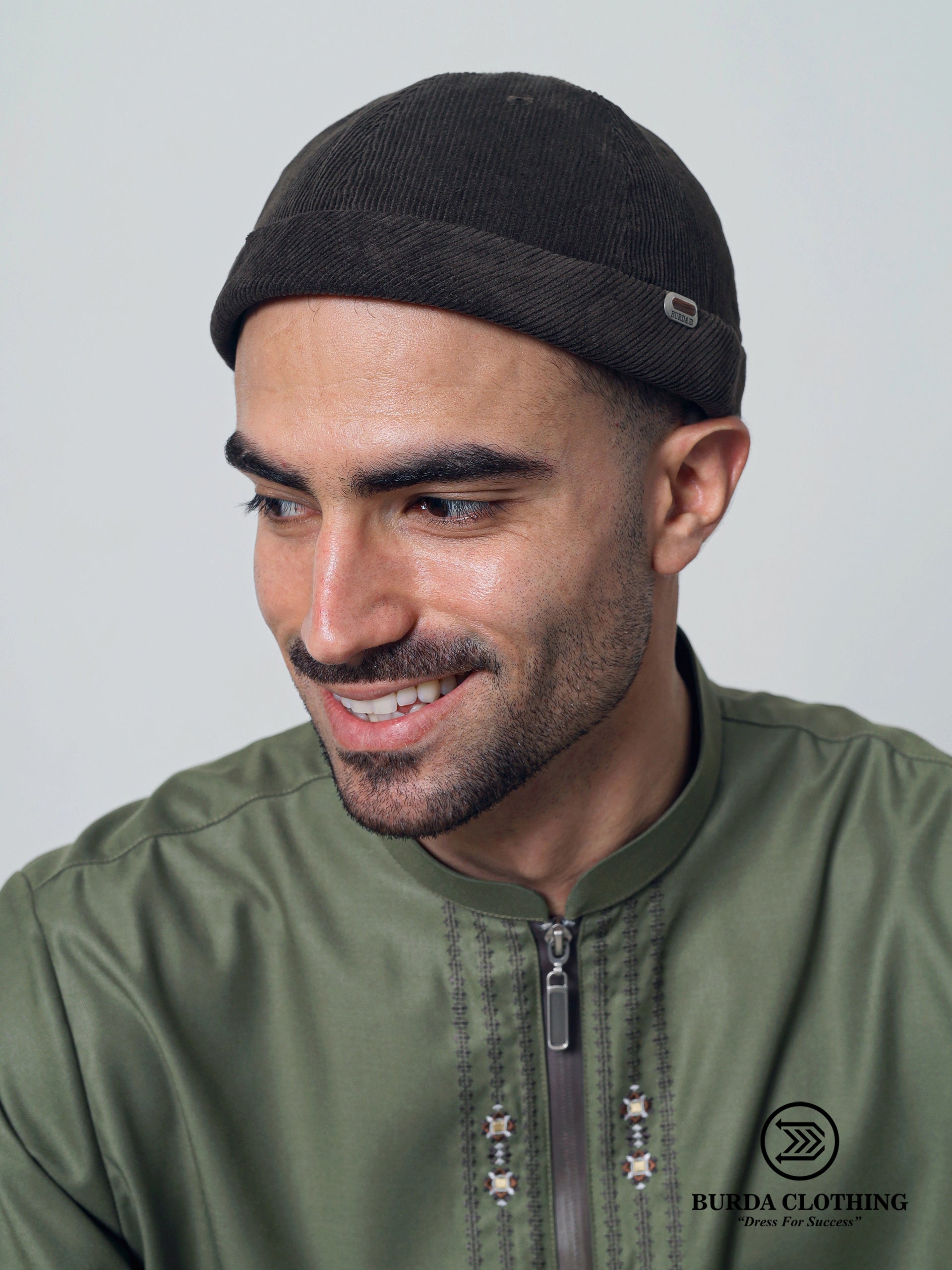 Corduroy Brimless Hat