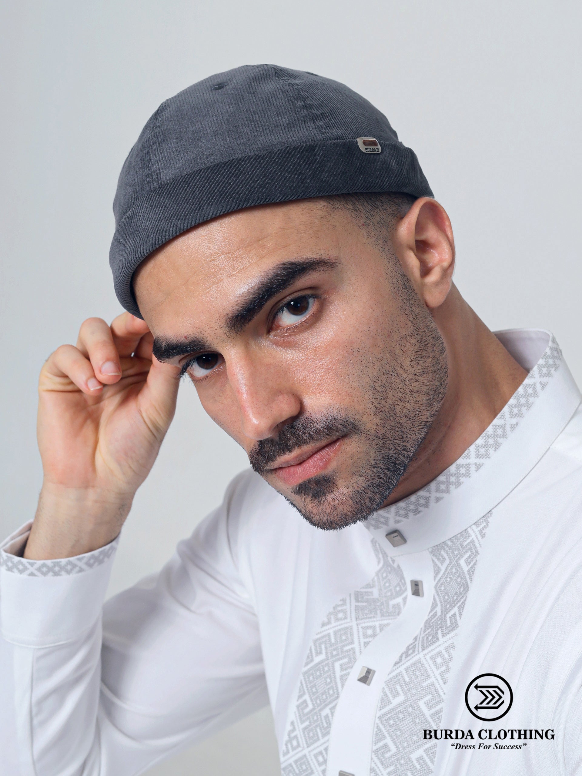 Corduroy Brimless Hat