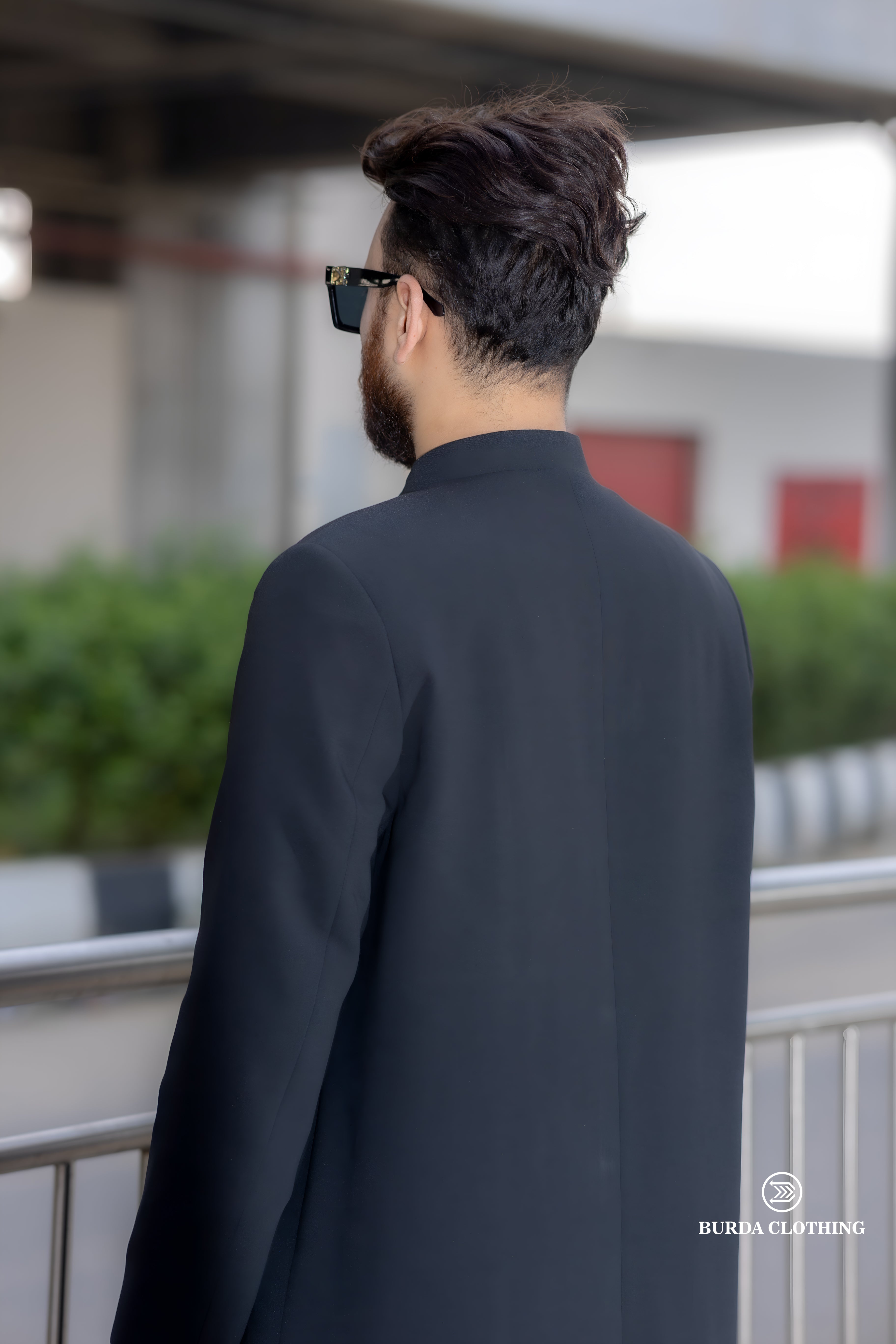 All Black Long Coat