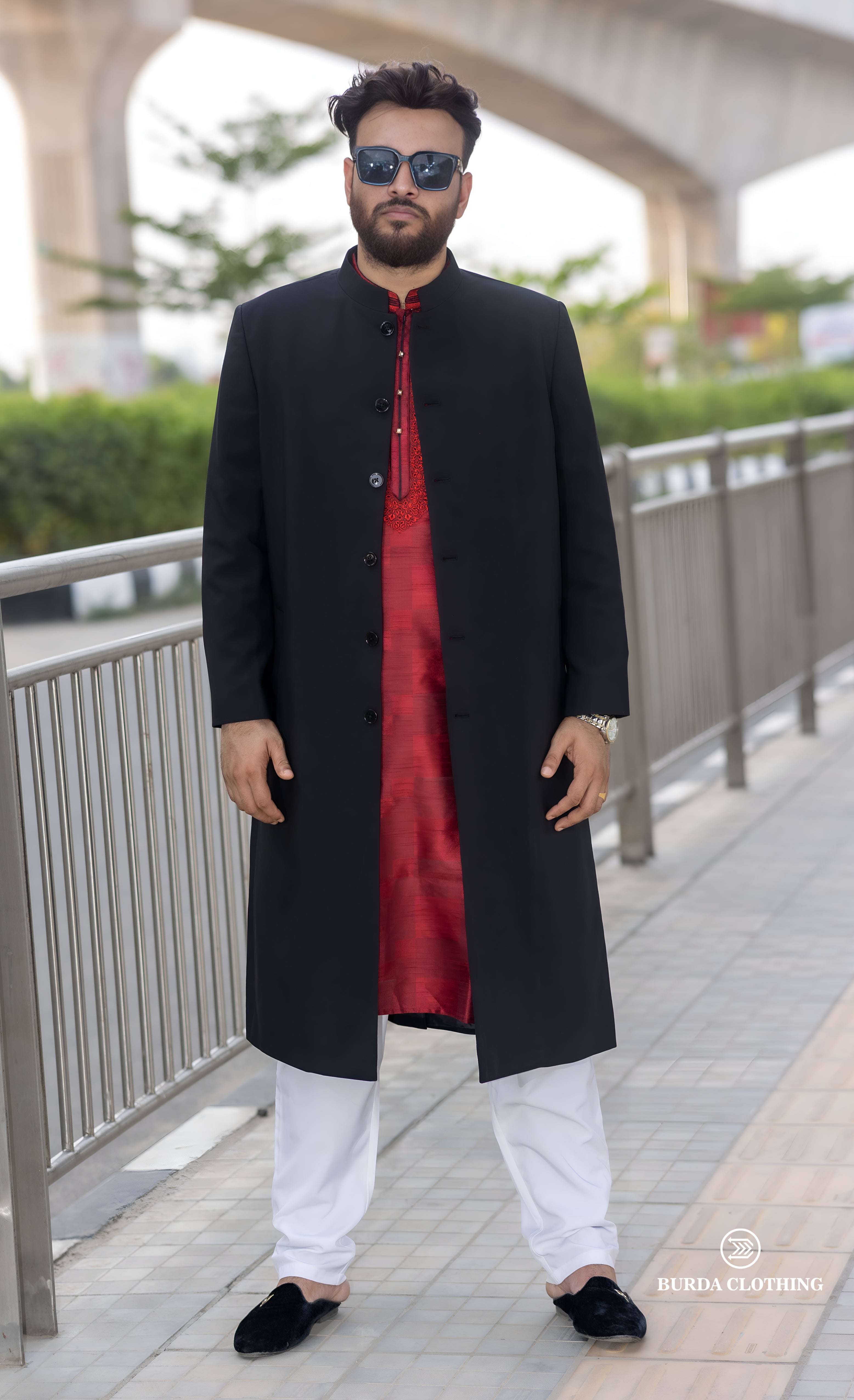 All Black Long Coat