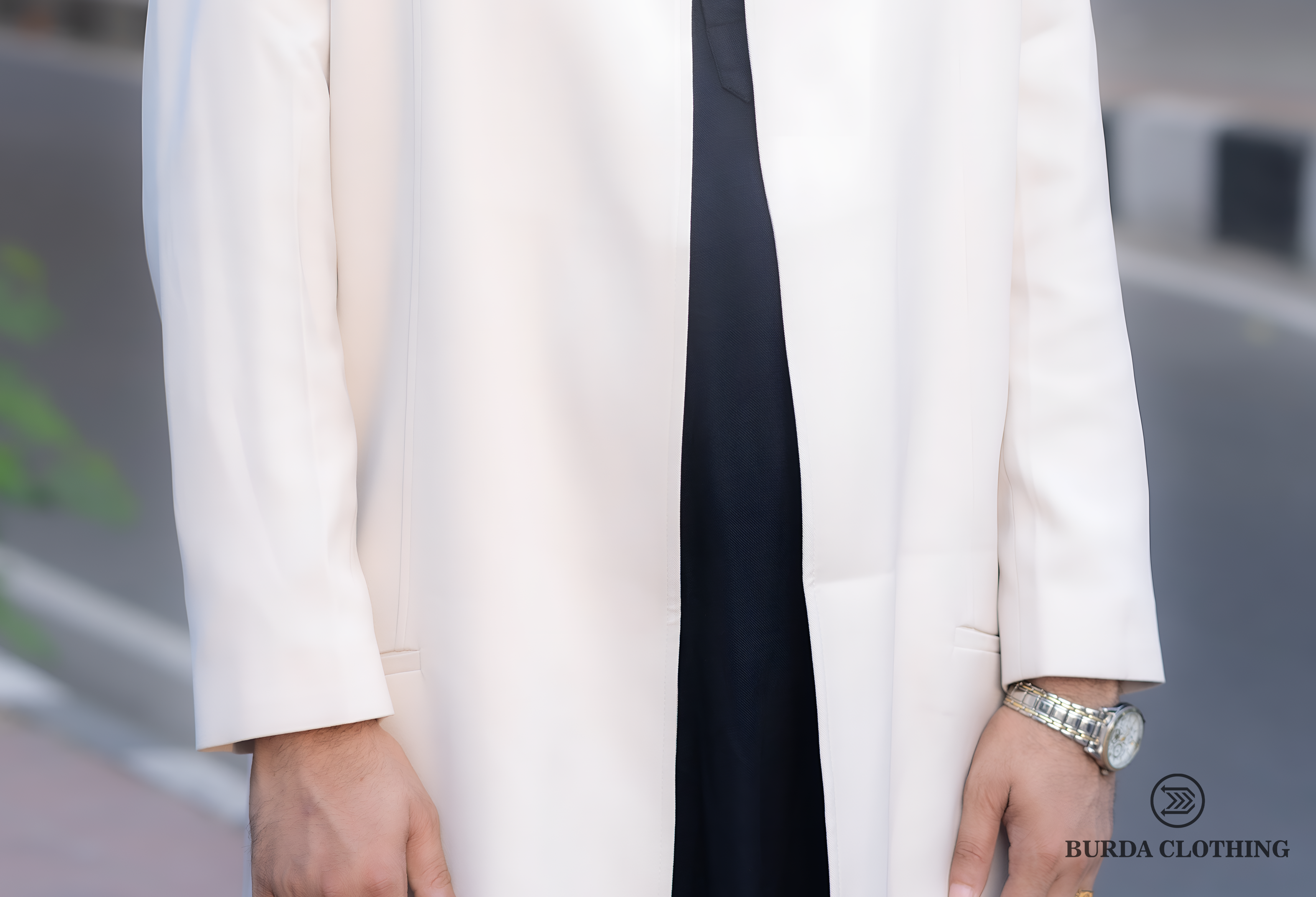Cream Long Coat