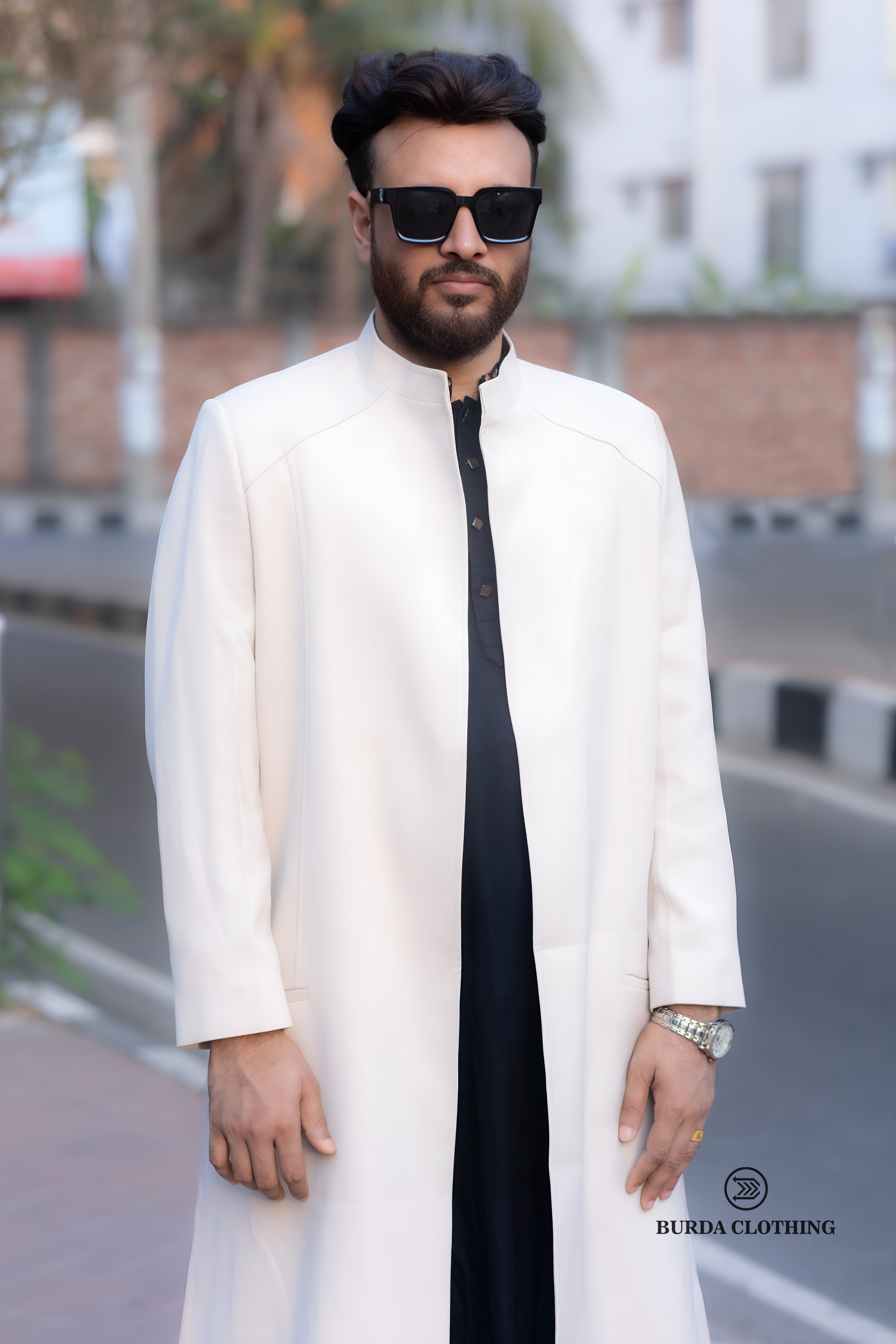 Cream Long Coat