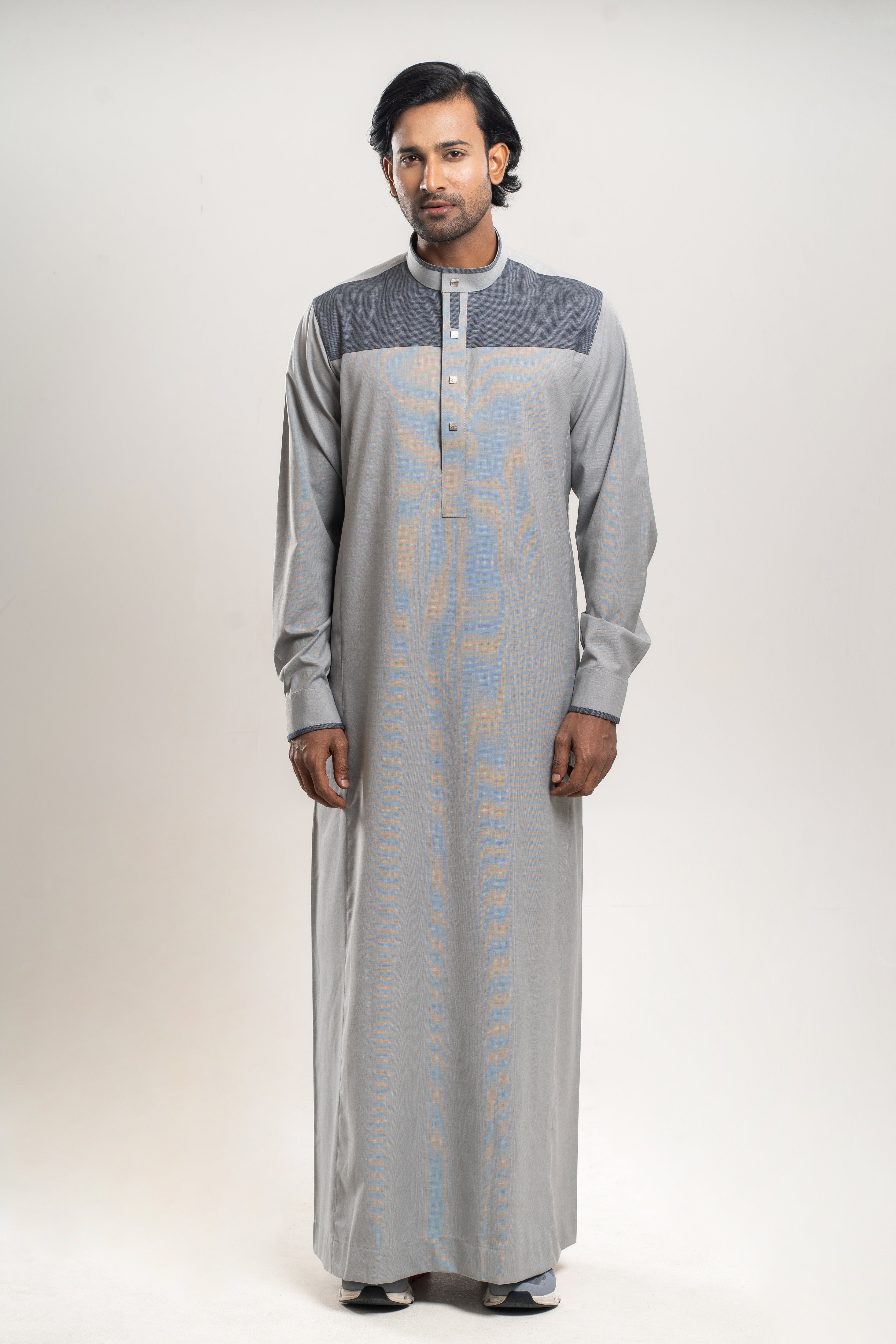 Adult Premium Thobe 223 Gray - Burdaclothing