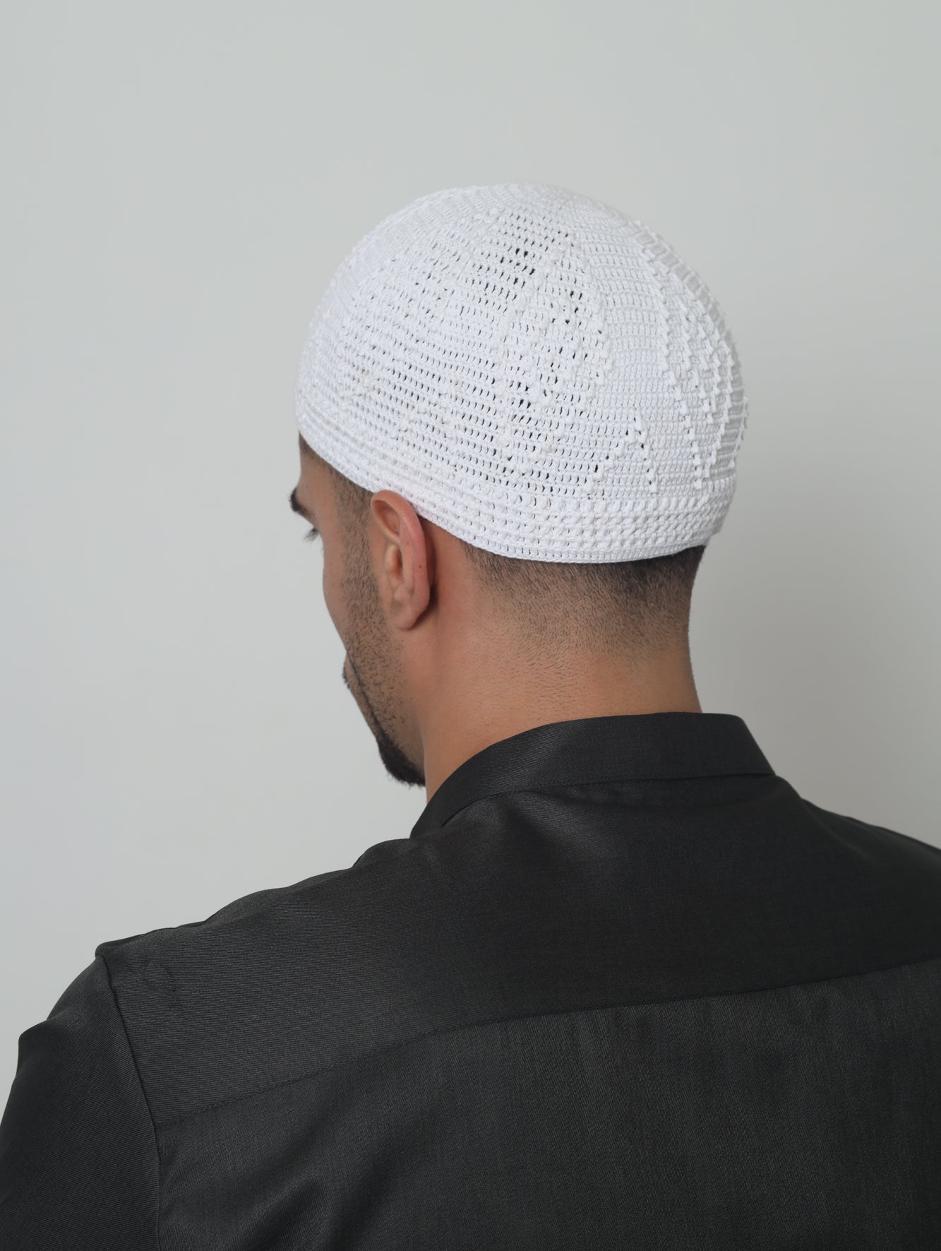 Kufi aus Baumwolle mit Totenkopfmuster