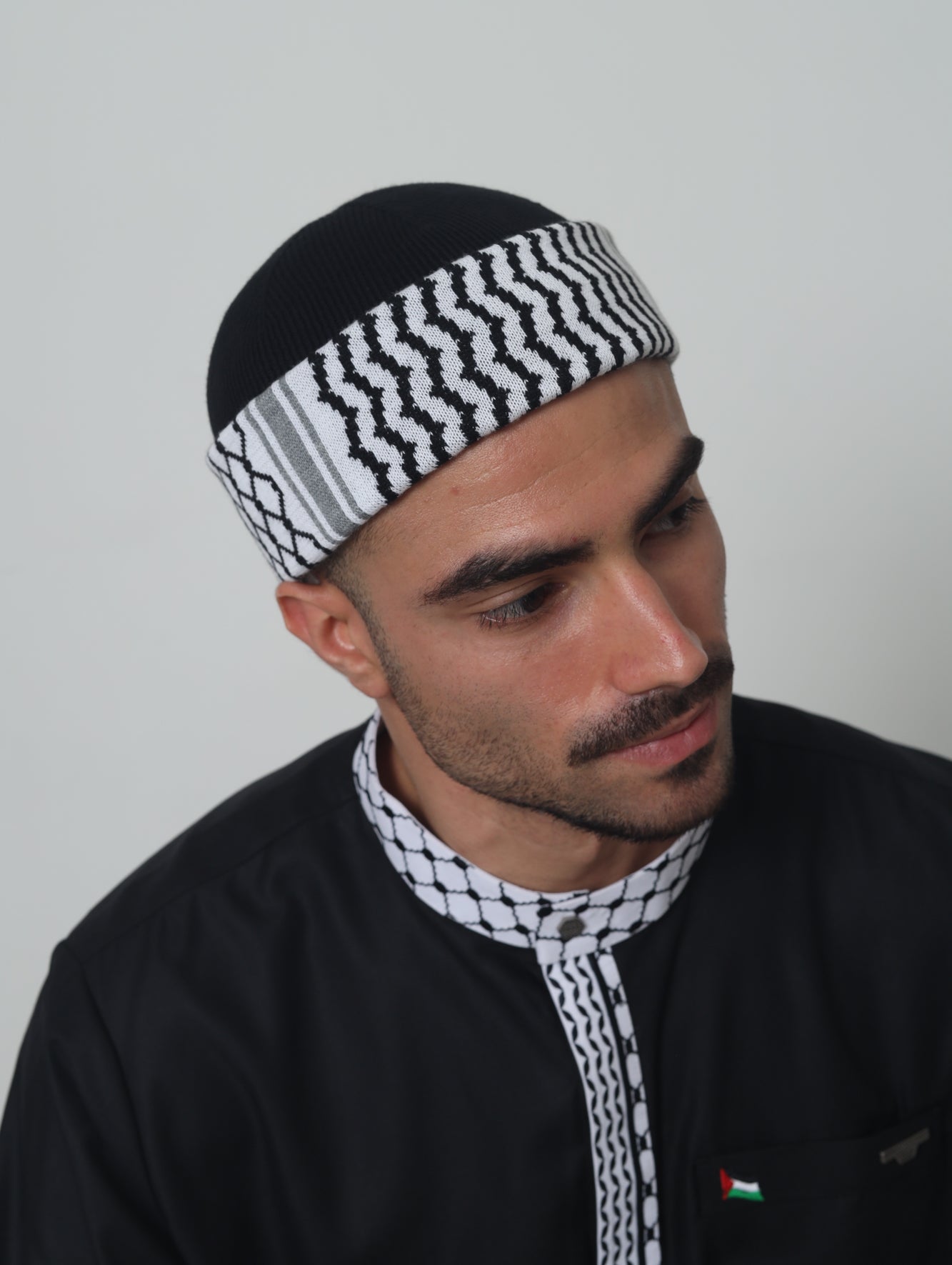 Palästina Kufiya Beanie Herren