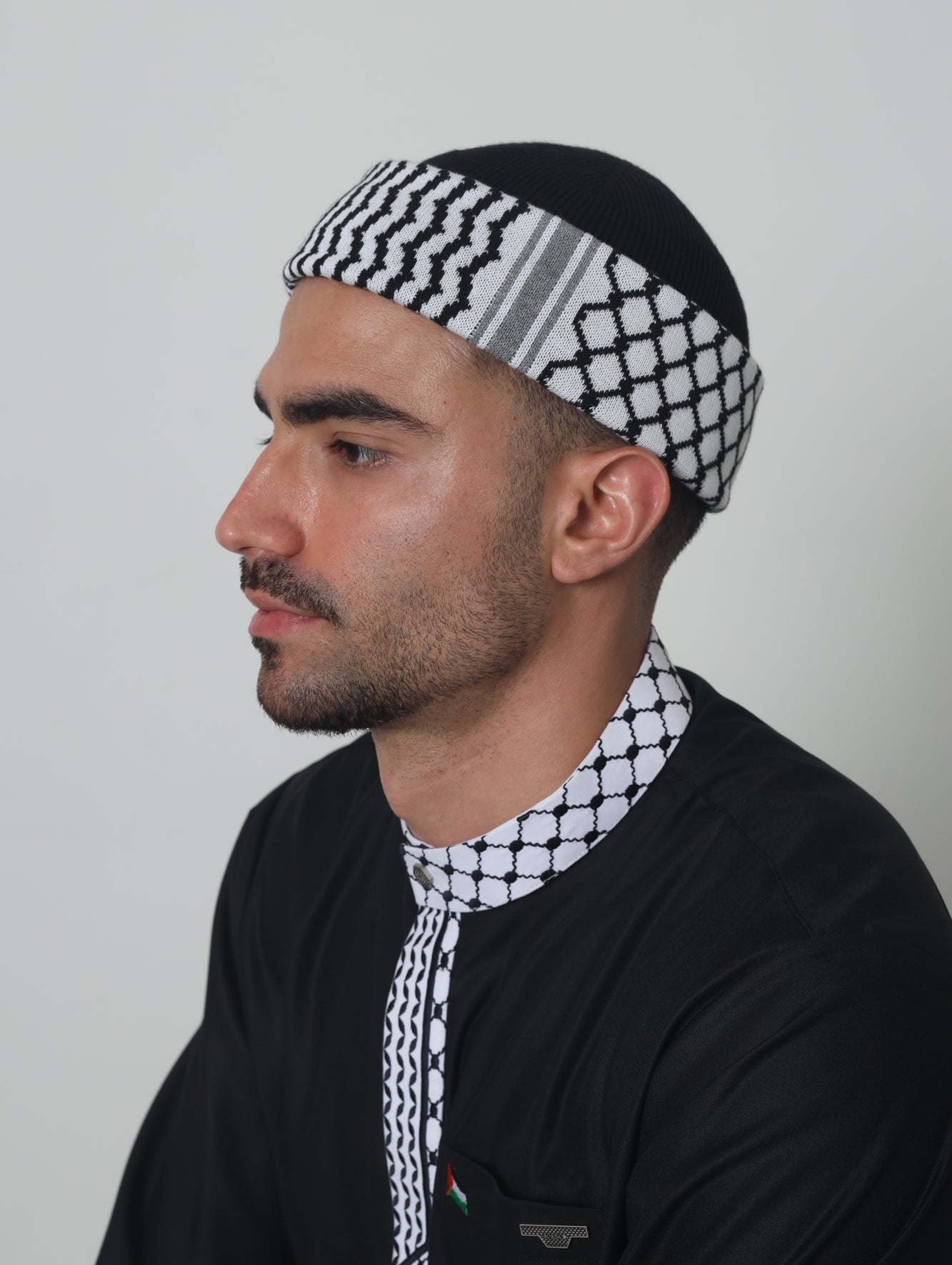 Palästina Kufiya Beanie Herren