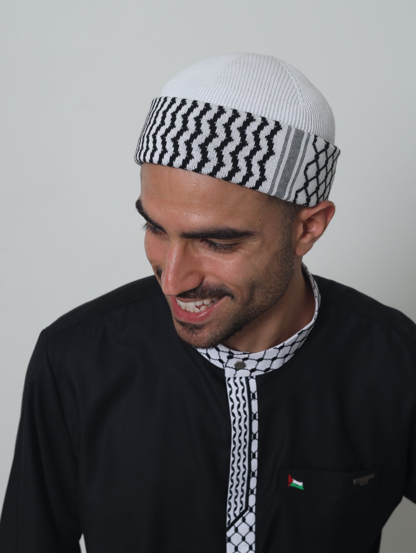 Palästina Kufiya Beanie Herren