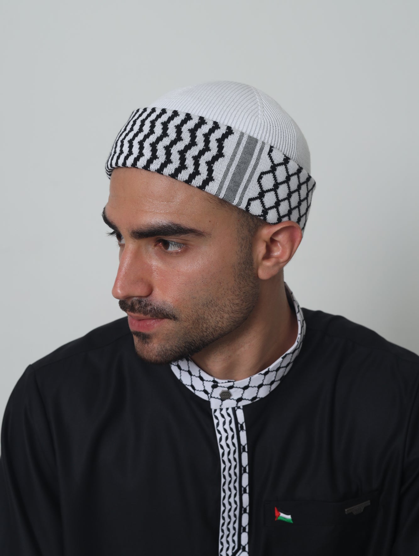 Palästina Kufiya Beanie Herren