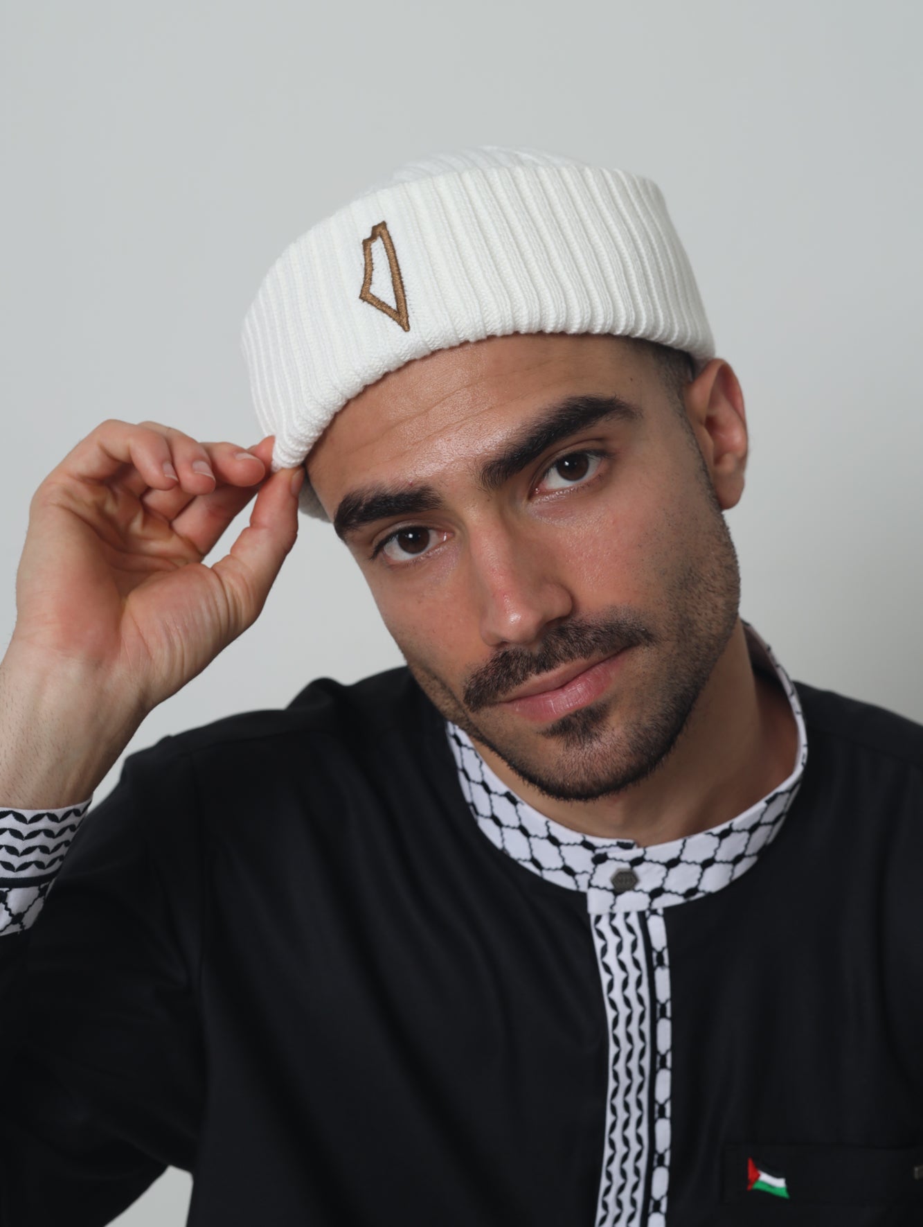 Palästina-Karte Beanie