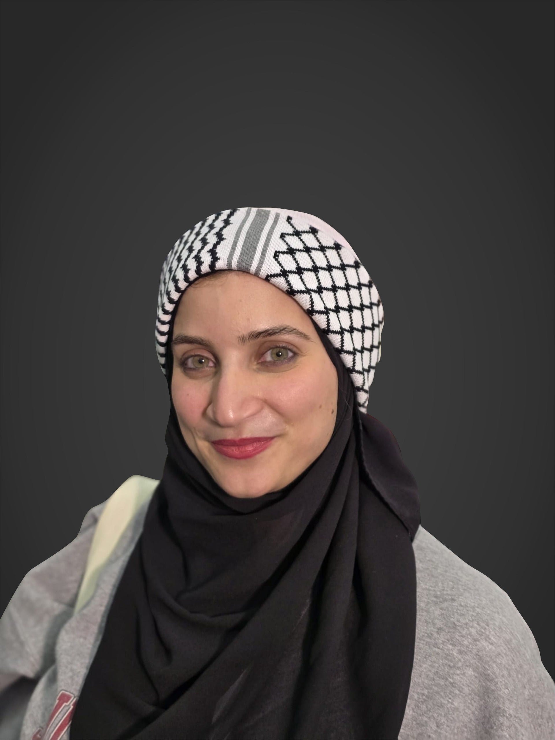 Palestine Kufiya Beanie Womens