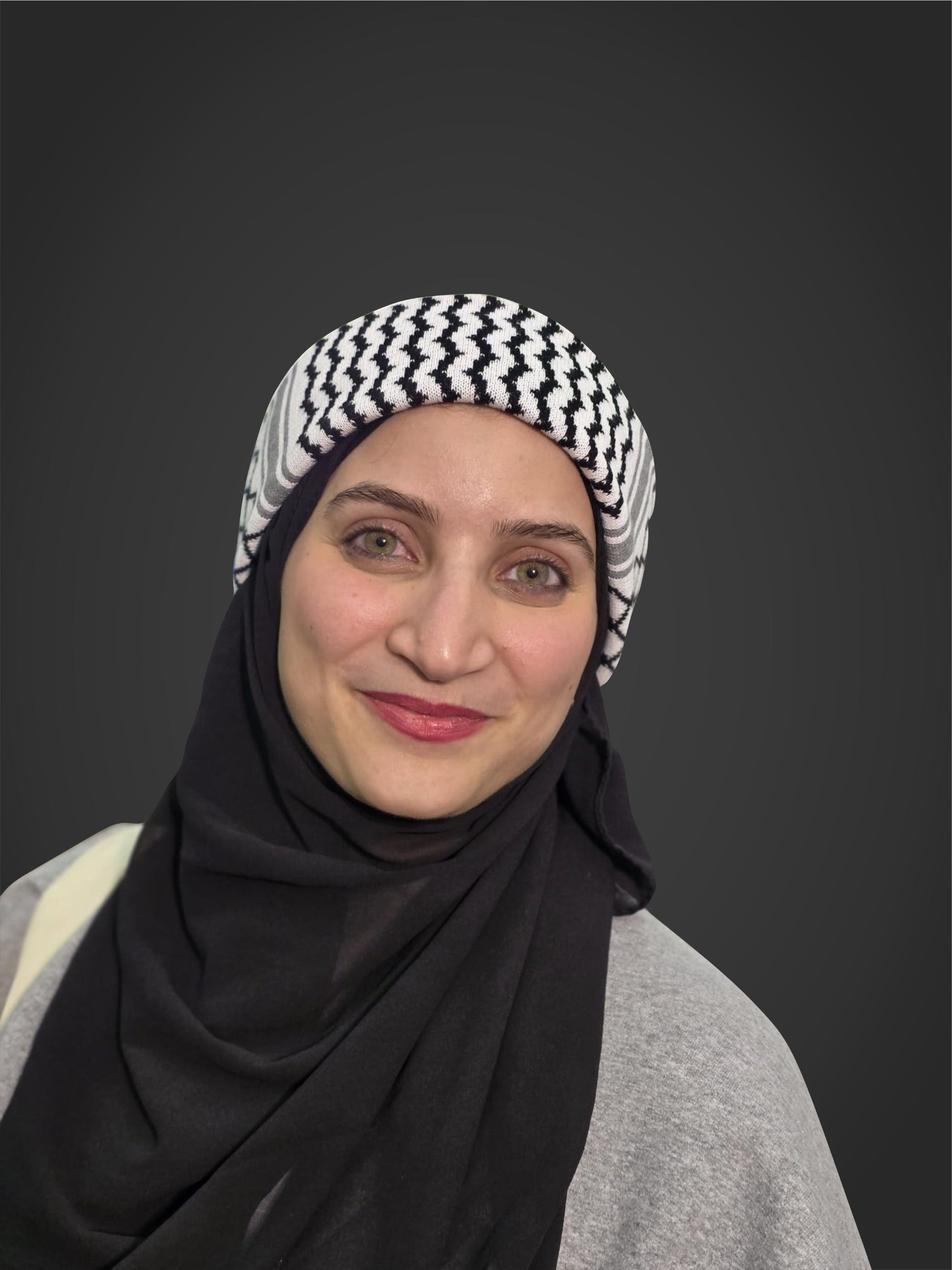 Palestine Kufiya Beanie Womens