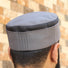 Burdaclothing 21 / Gray / Dark Gray Folded Kufi 2-Tone