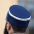 Burdaclothing 21 / Navy Blue / White Folded Kufi 2-Tone