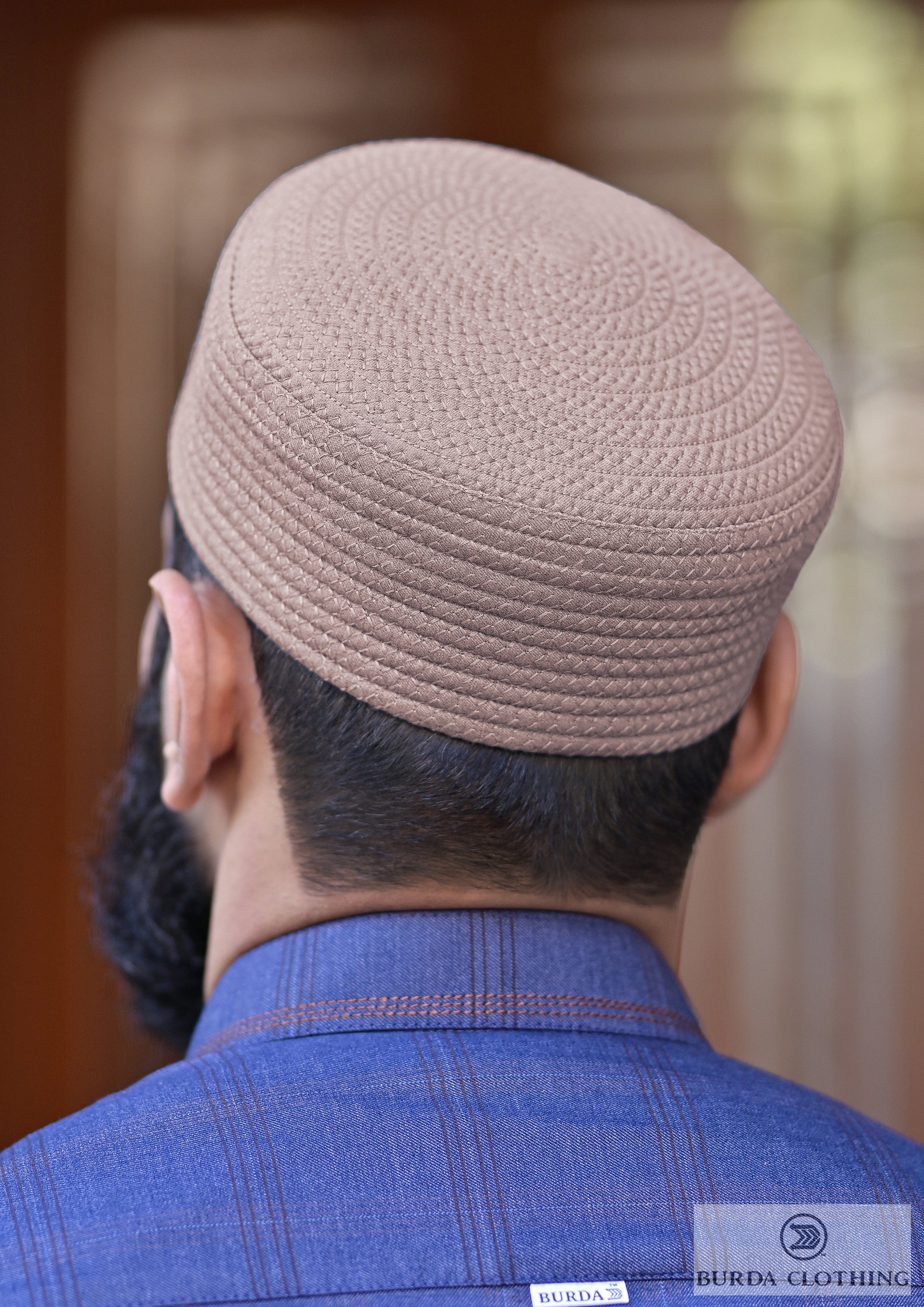 Burdaclothing 21 XS / Light Brown Cosmic Kufi/Hat