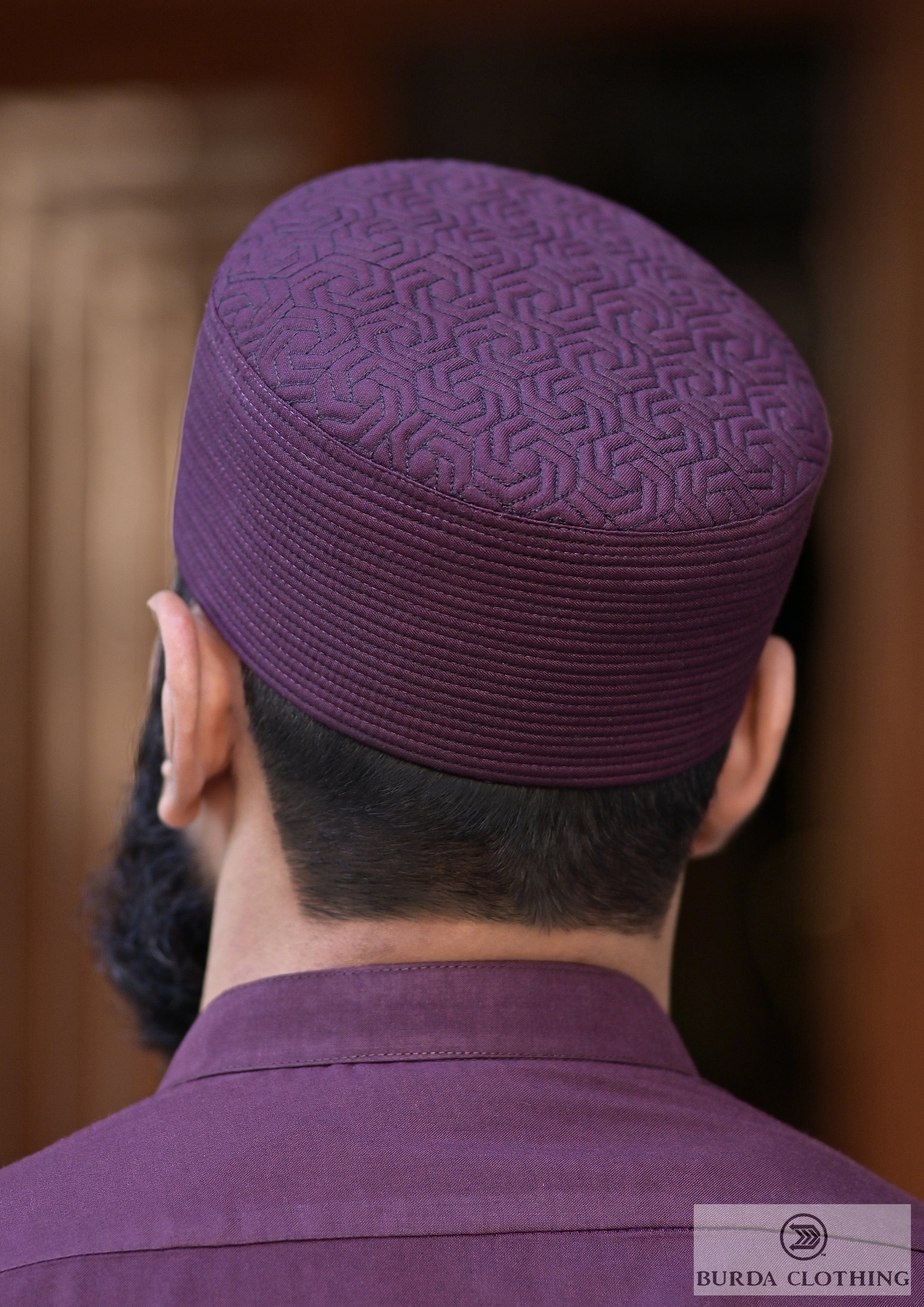 Burdaclothing 21 XS / Maroon Nexus Kufi/Hat