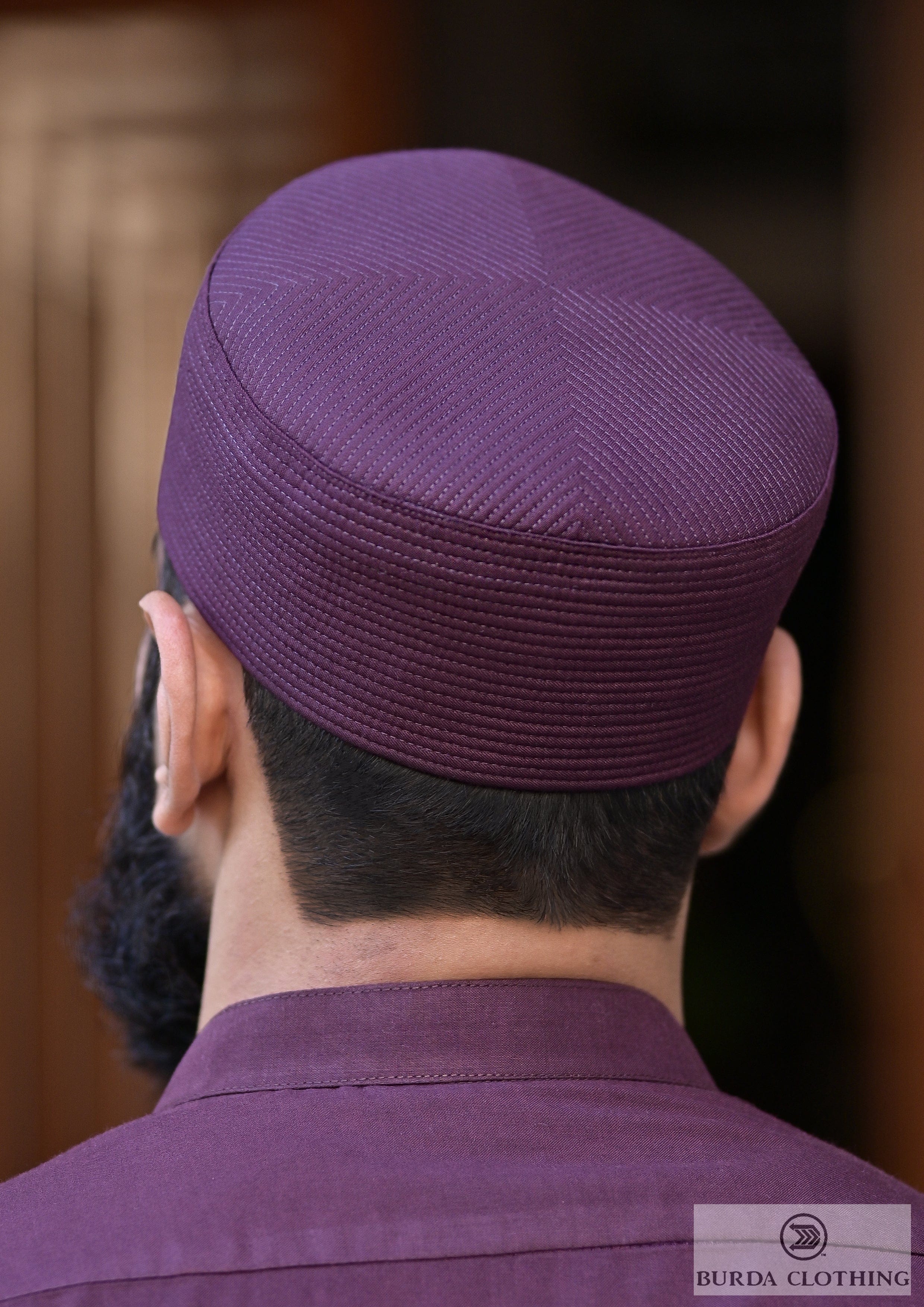 Burdaclothing 21 XS / MAROON Turban Kufi (Click to see 14 more colors)