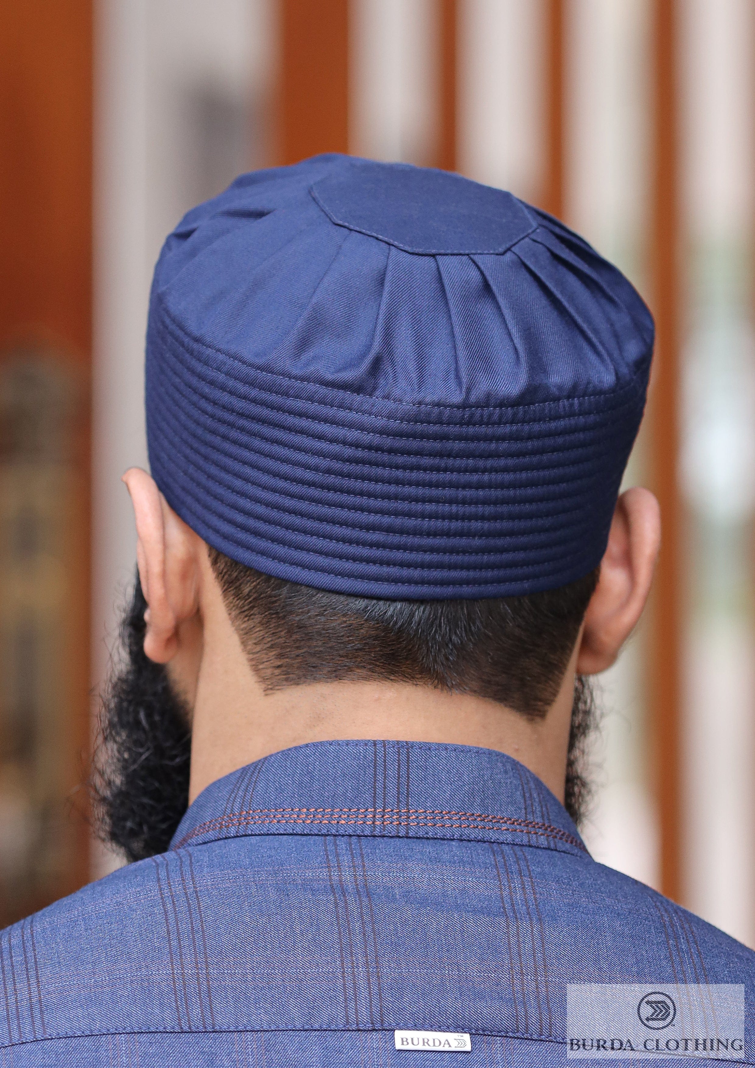 Burdaclothing 21 XS / Navy Blue Kufi S004