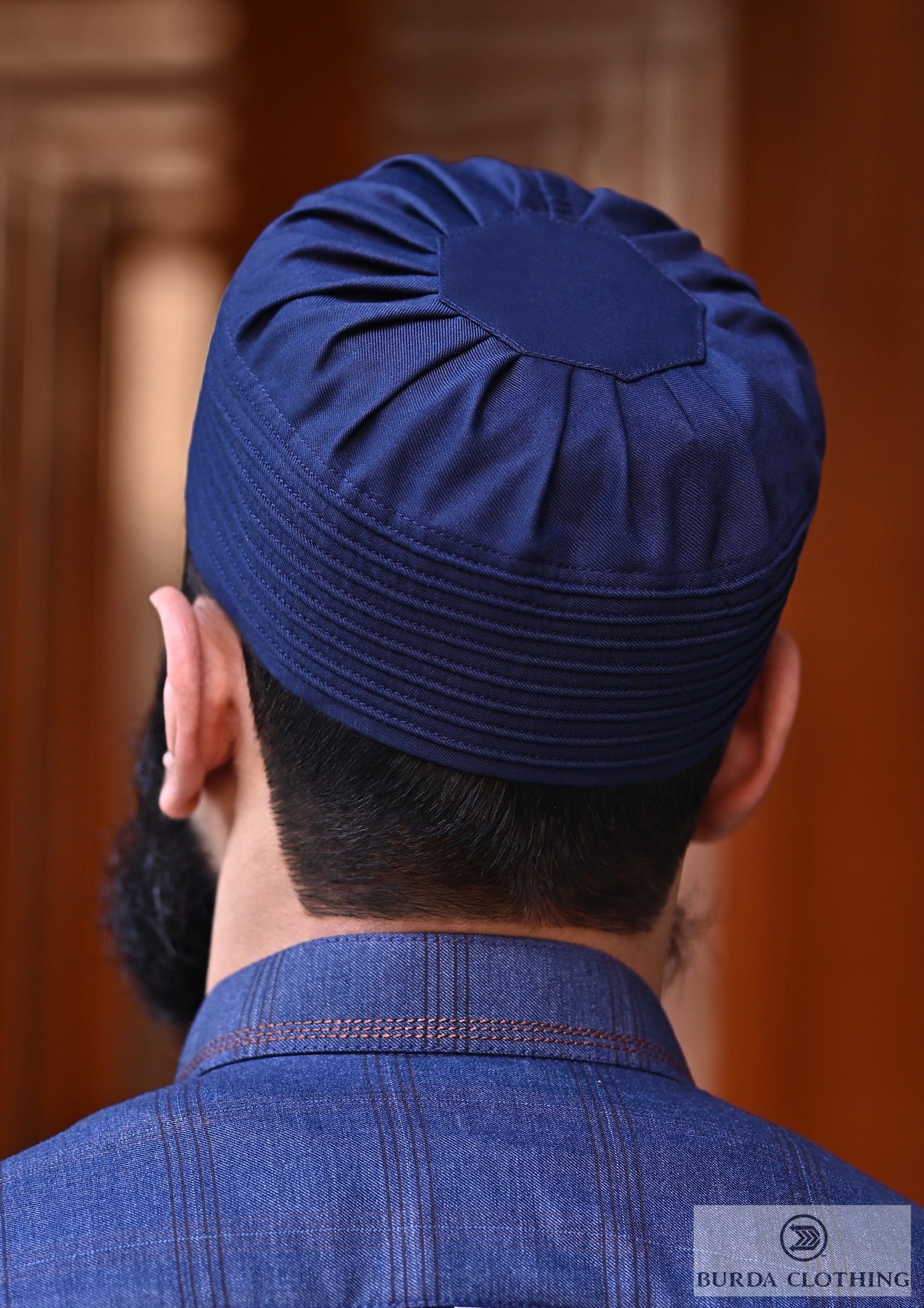 Burdaclothing 21 XS / Navy Blue Kufi S008