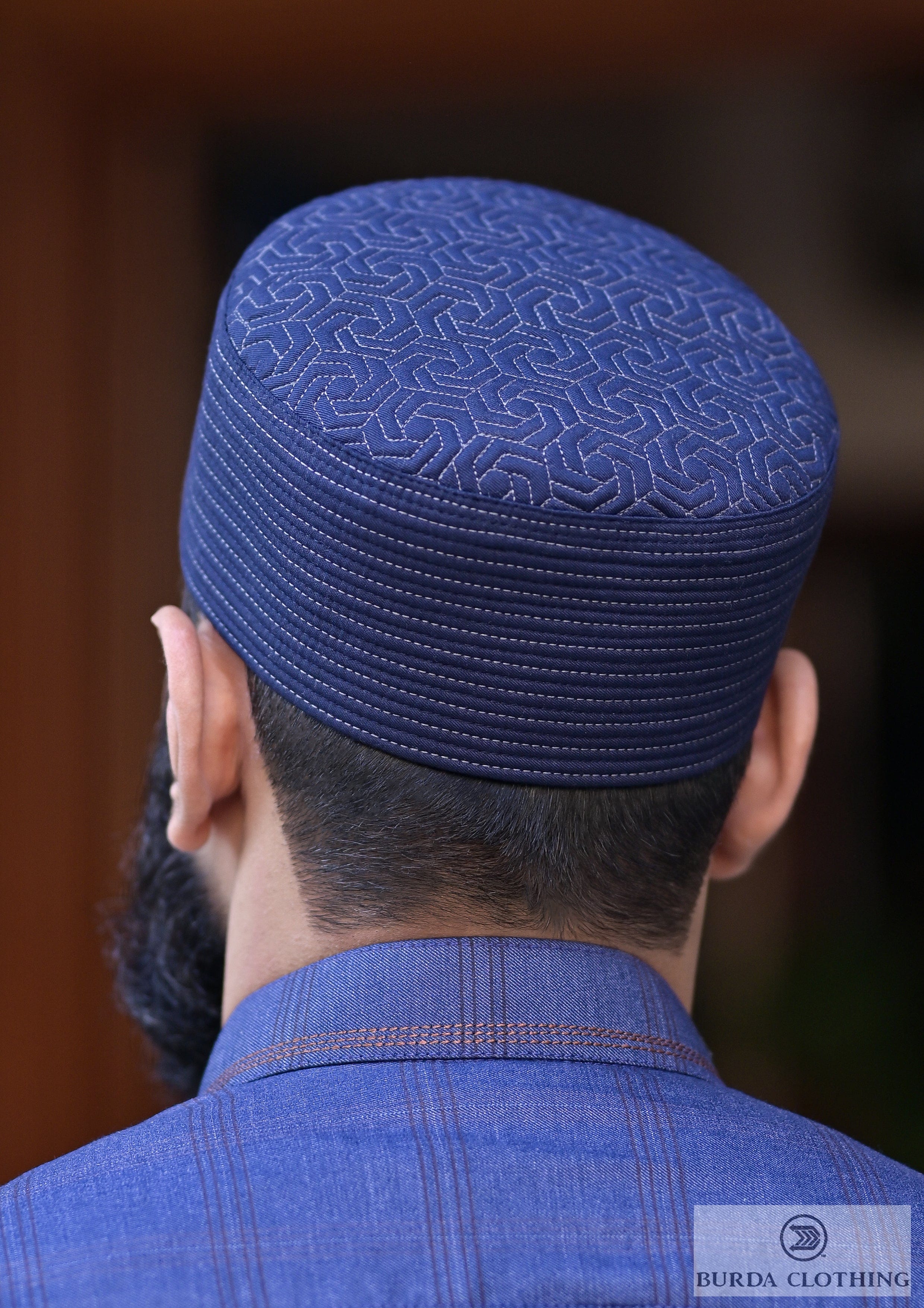 Burdaclothing 21 XS / Navy Blue Nexus Kufi/Hat