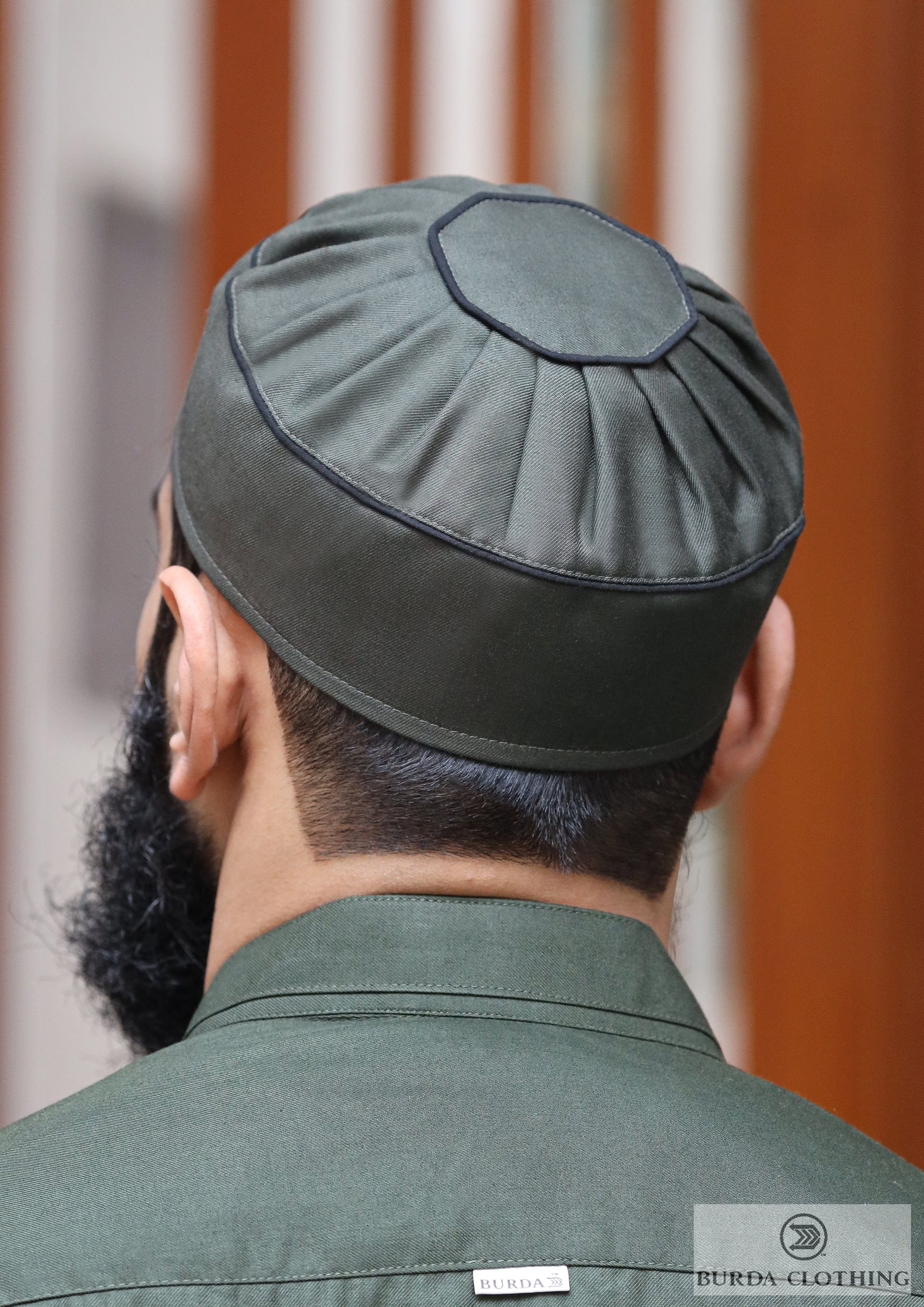 burdaclothing 21 XS / Olive Talib Kufi S007