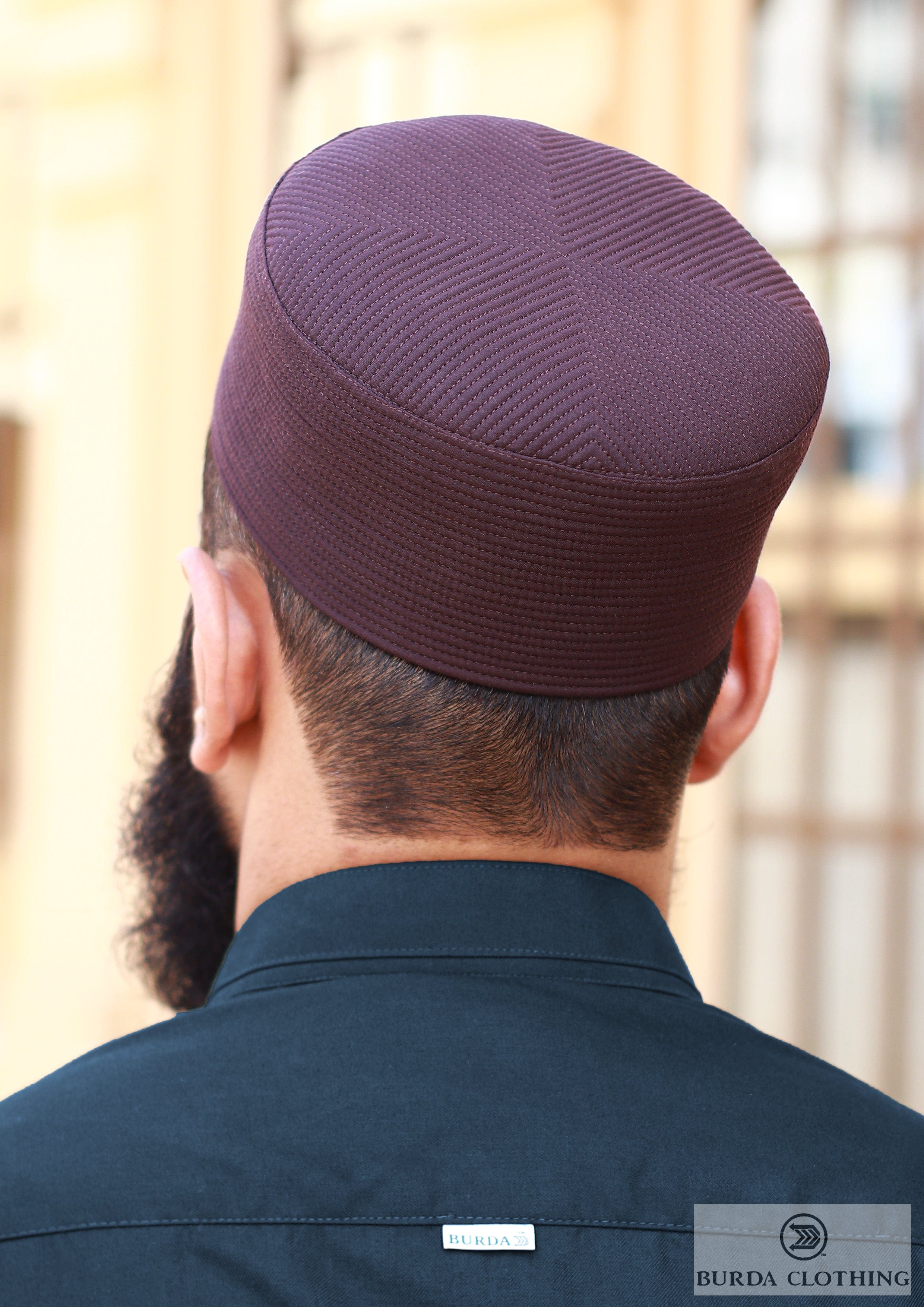 Burdaclothing 21 XS / PLUM Turban Kufi (Click to see 14 more colors)