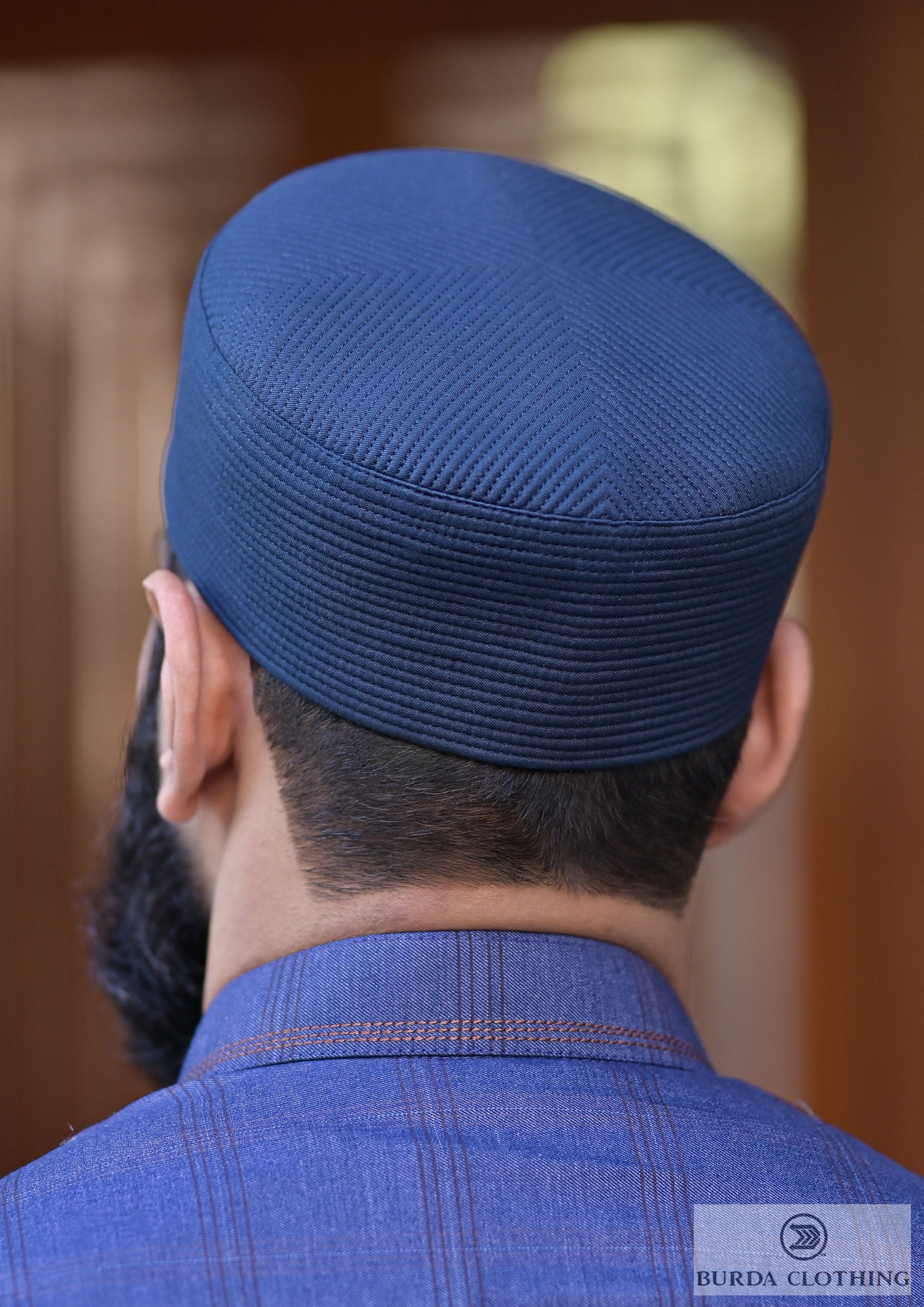 Burdaclothing 21 XS / TEAL BLUE Turban Kufi (Click to see 14 more colors)