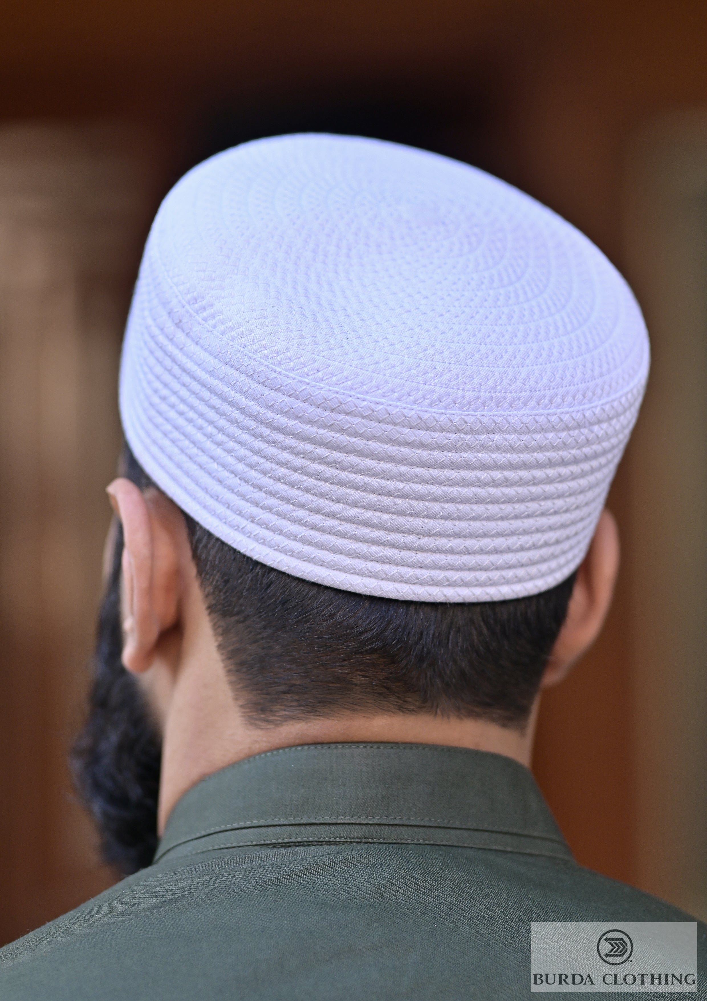 Burdaclothing 21 XS / White Cosmic Kufi/Hat