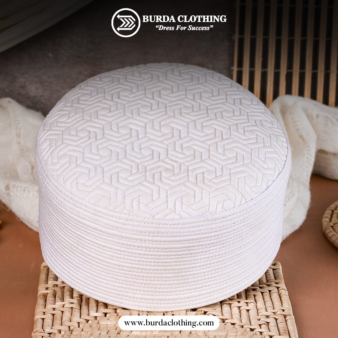 Burdaclothing 21 XS / White Nexus Kufi/Hat