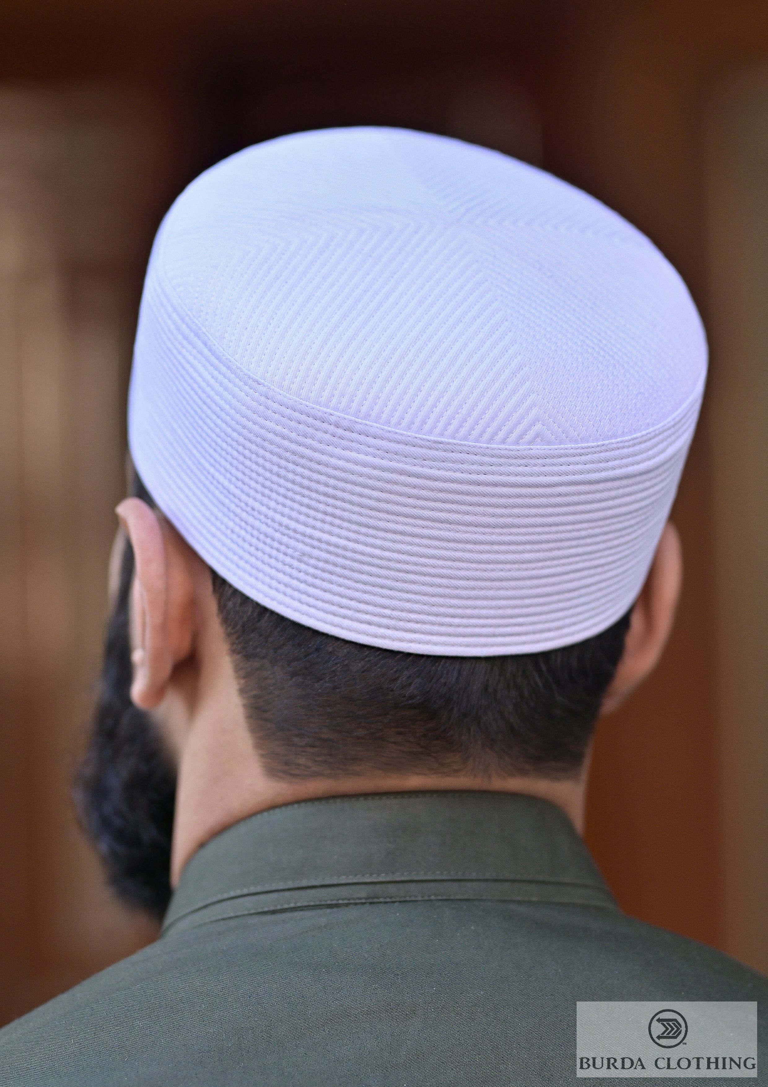 Burdaclothing 21 XS / WHITE Turban Kufi (Click to see 14 more colors)