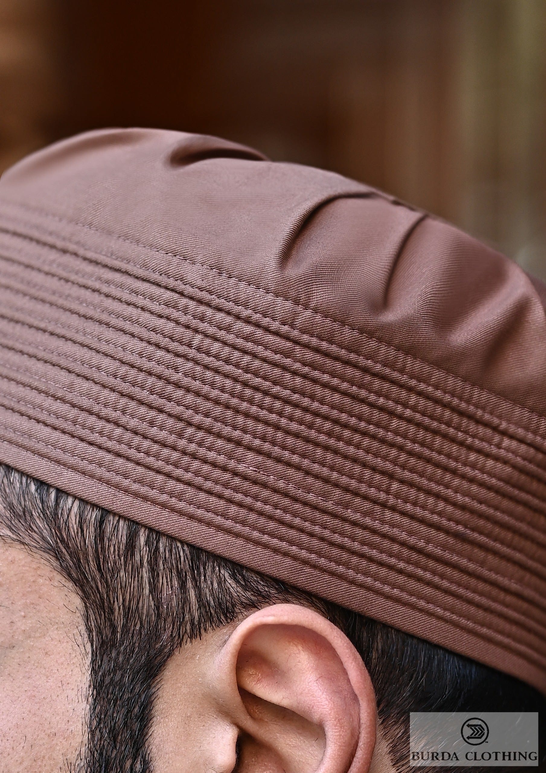 Burdaclothing 21XS / Almond Sandal Pleated Kufi S008