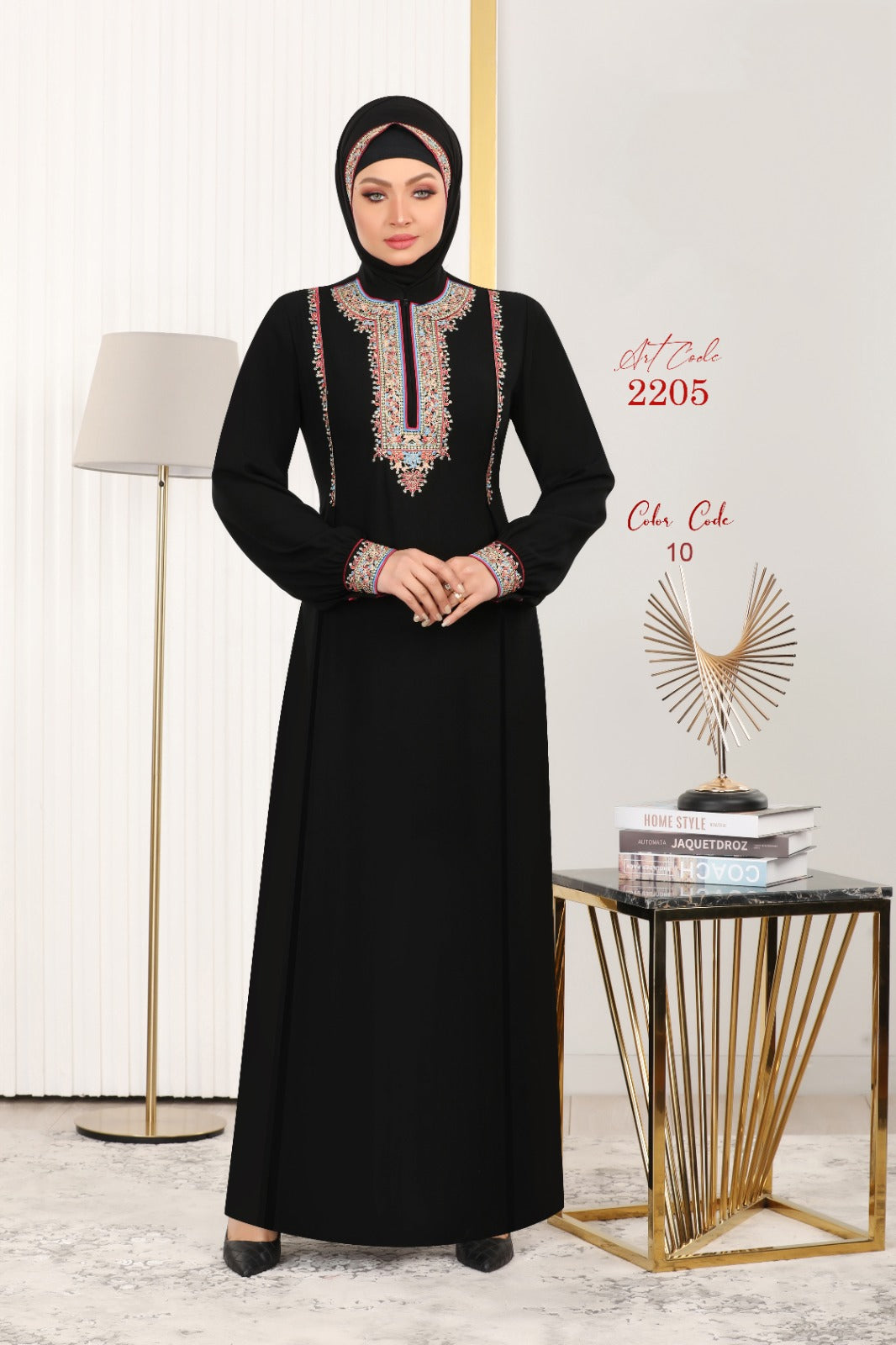 Burdaclothing Abaya 201-Black