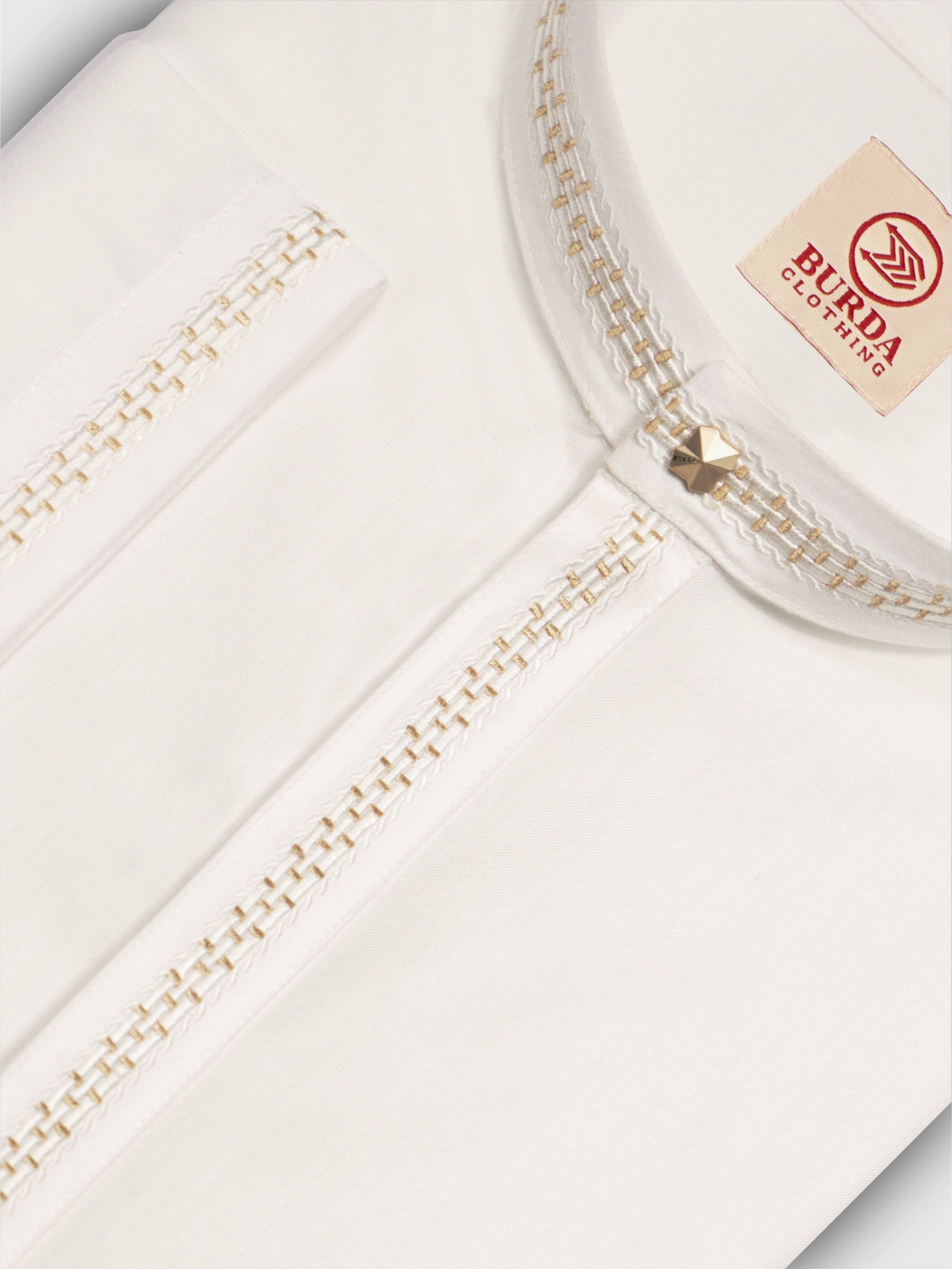 Adult Kurta 401 Off White by Burdaclothing