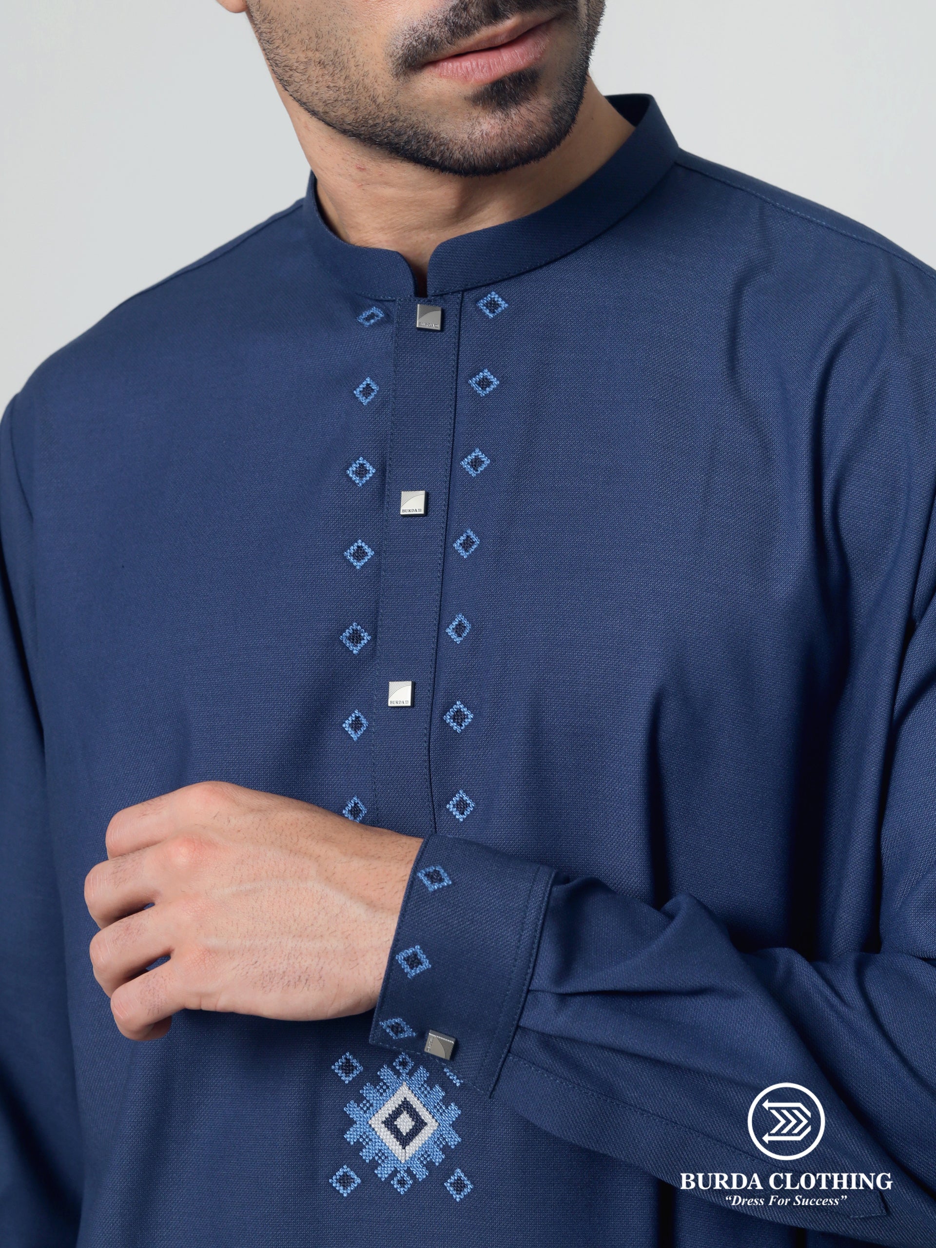 Adult Kurta 404 Blue by Burdaclothing