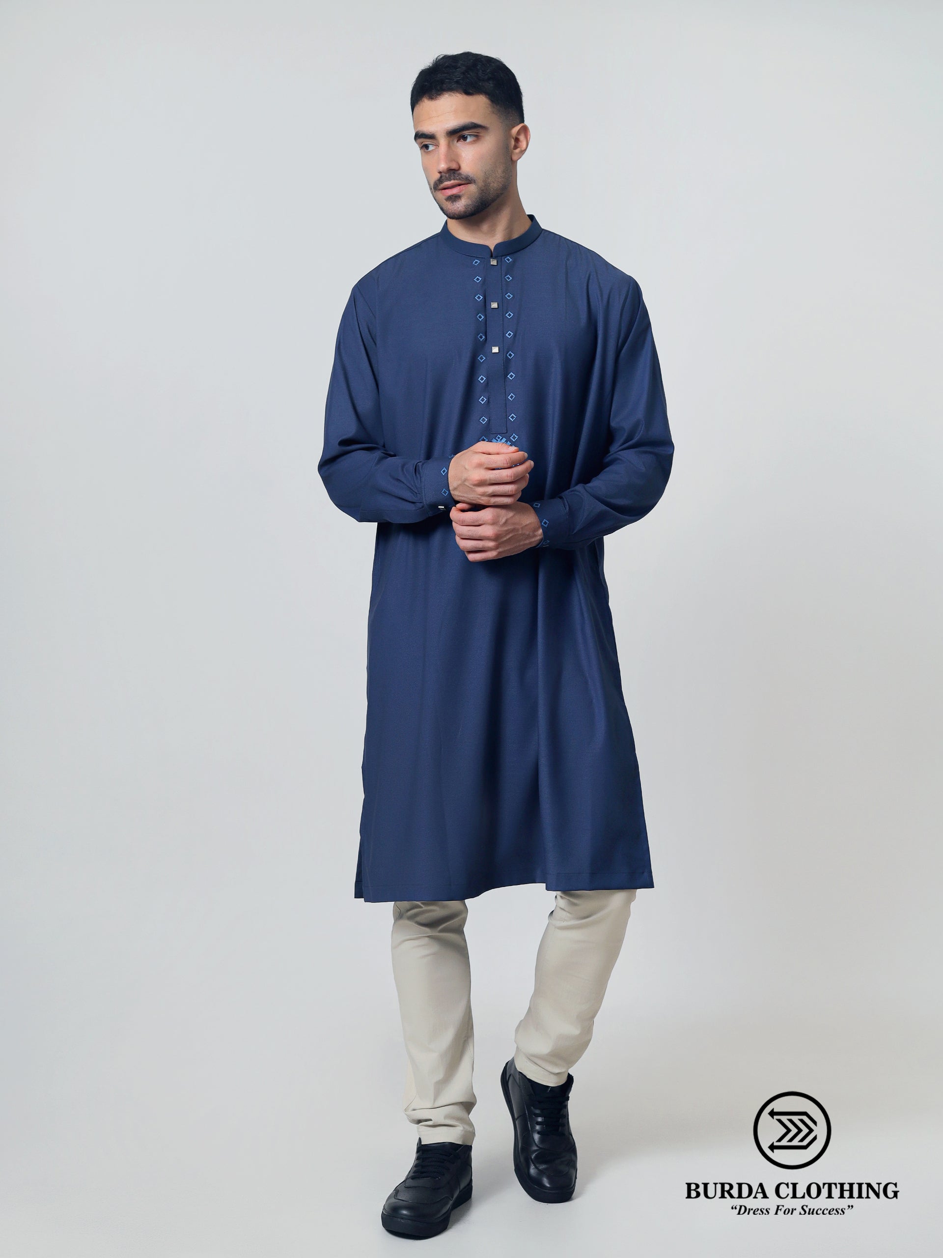 Adult Kurta 404 Blue by Burdaclothing