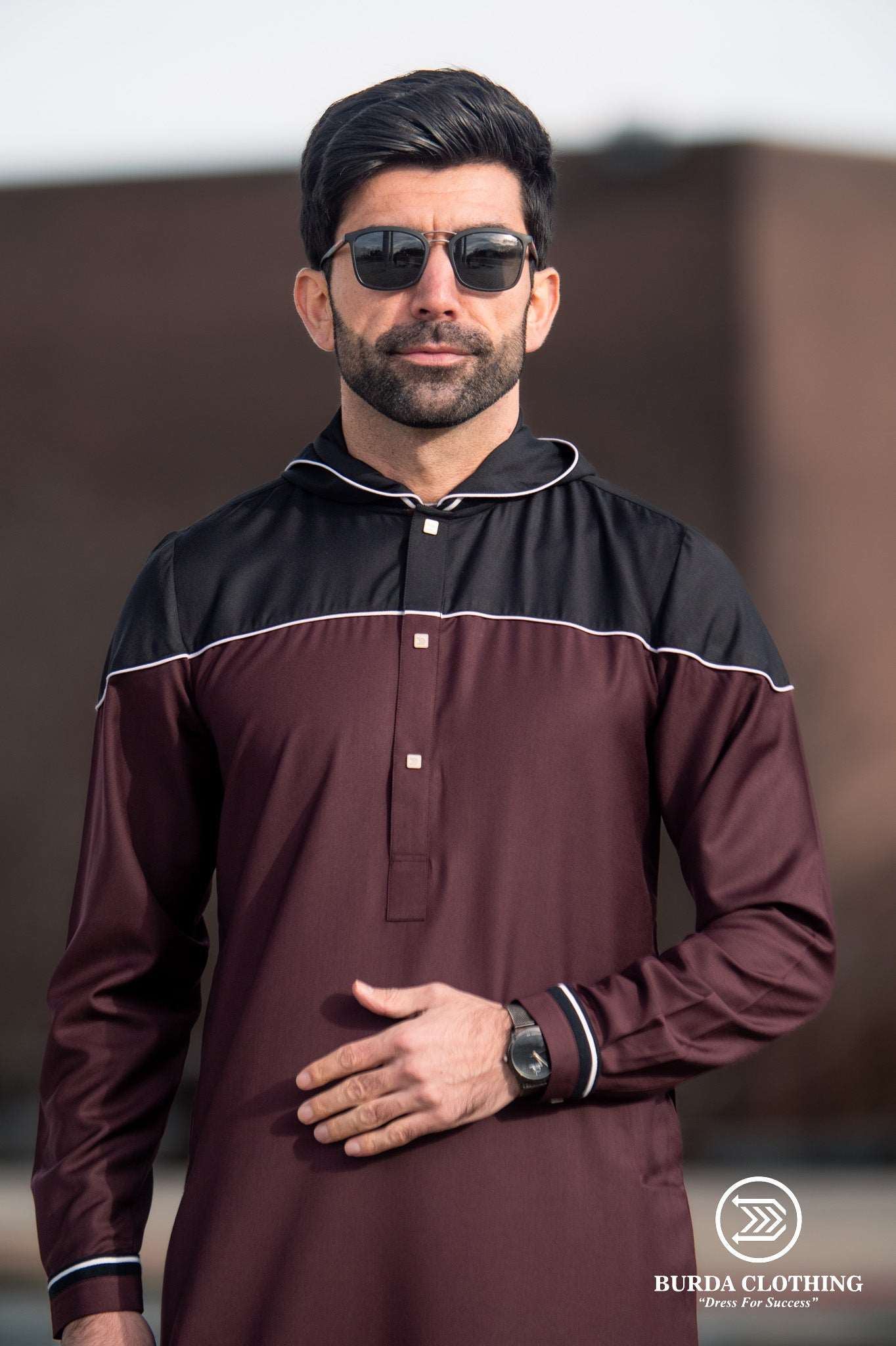 Burdaclothing Adult Premium Hoodie Thobe 514 ( FATHER & SON)