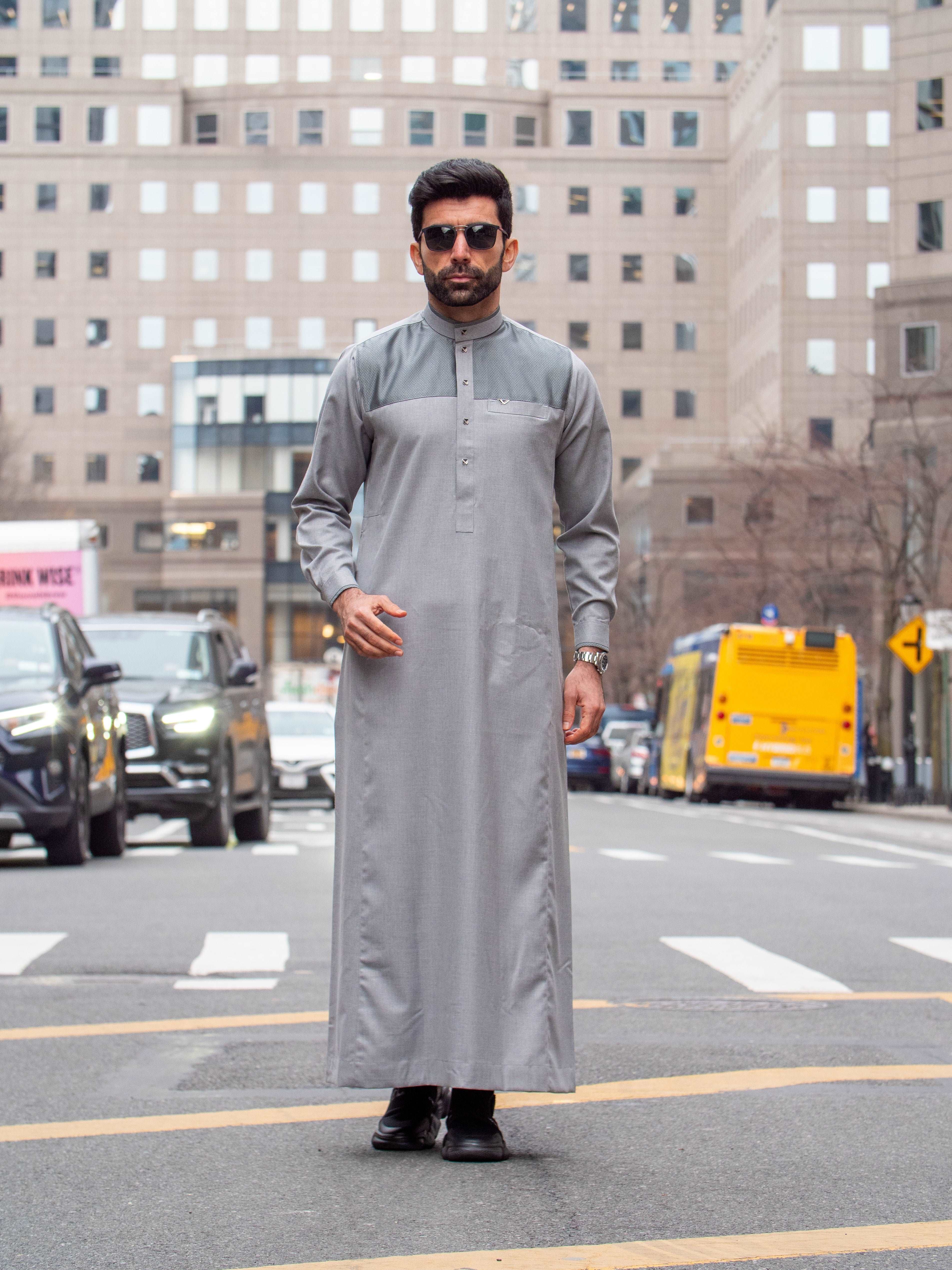 Burdaclothing Adult Premium Thobe 101A Gray