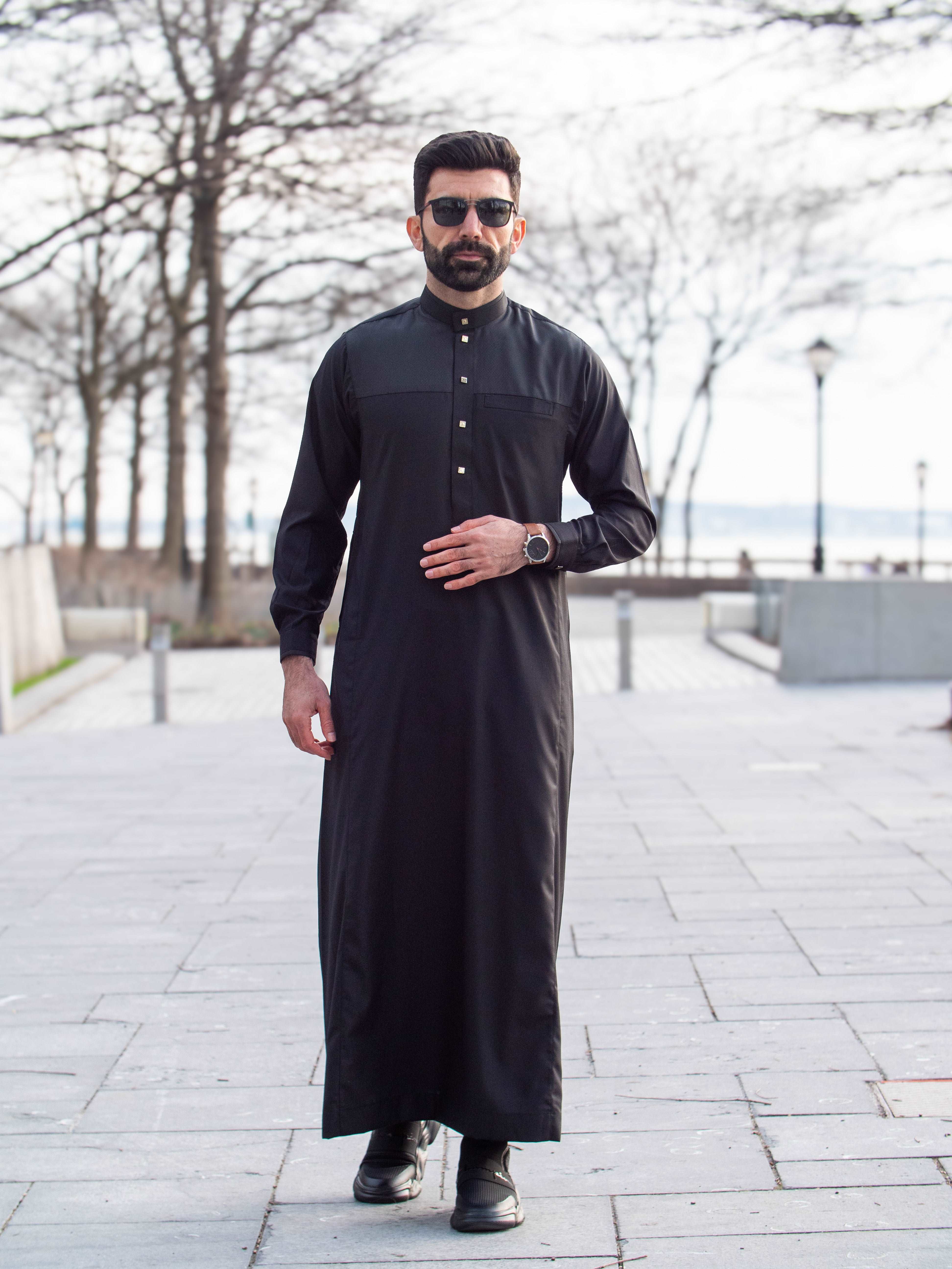 Burdaclothing Adult Premium Thobe 101B Black