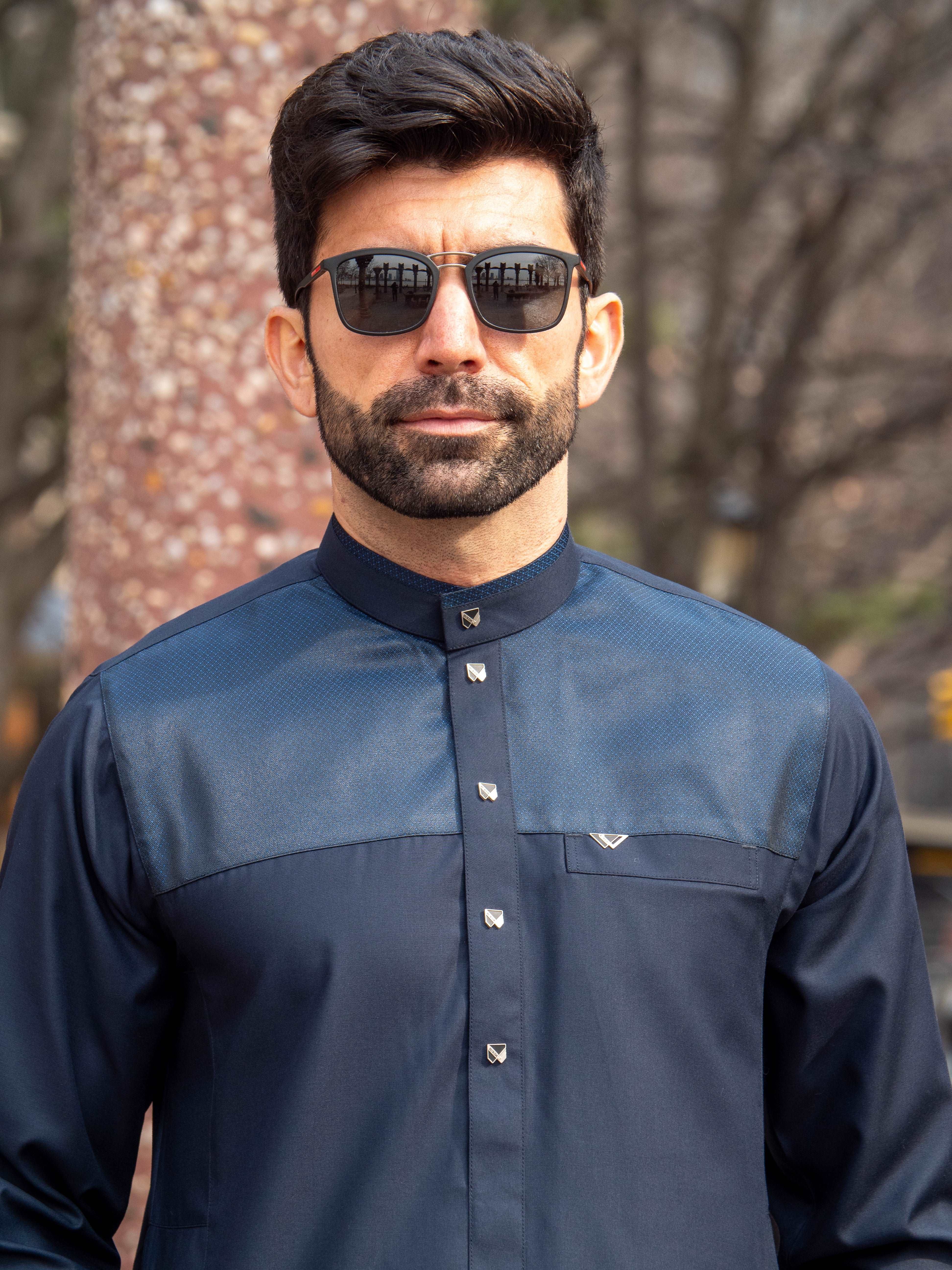 Burdaclothing Adult Premium Thobe 101C Navy Blue