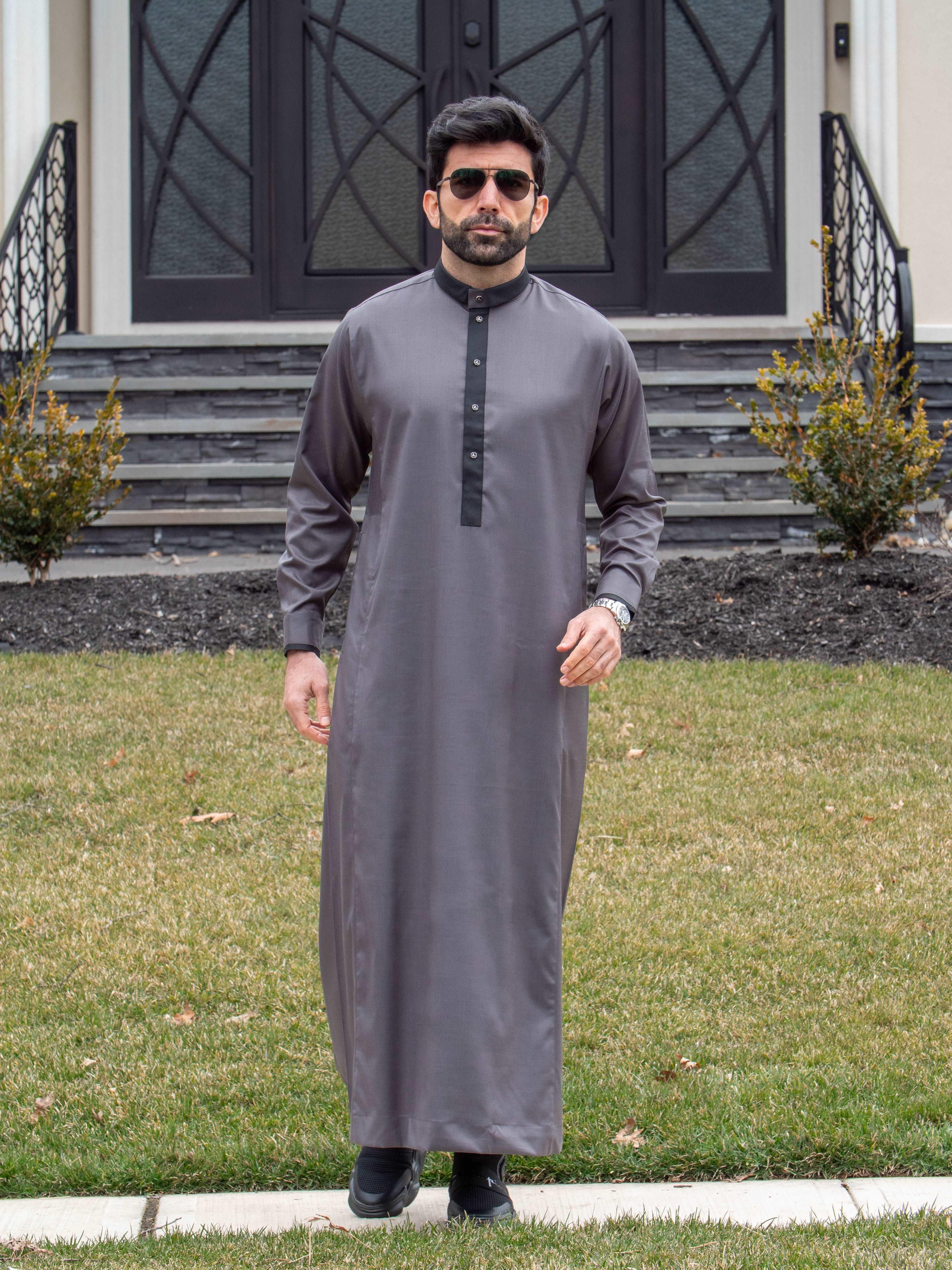 Burdaclothing Adult Premium Thobe 102A Gray