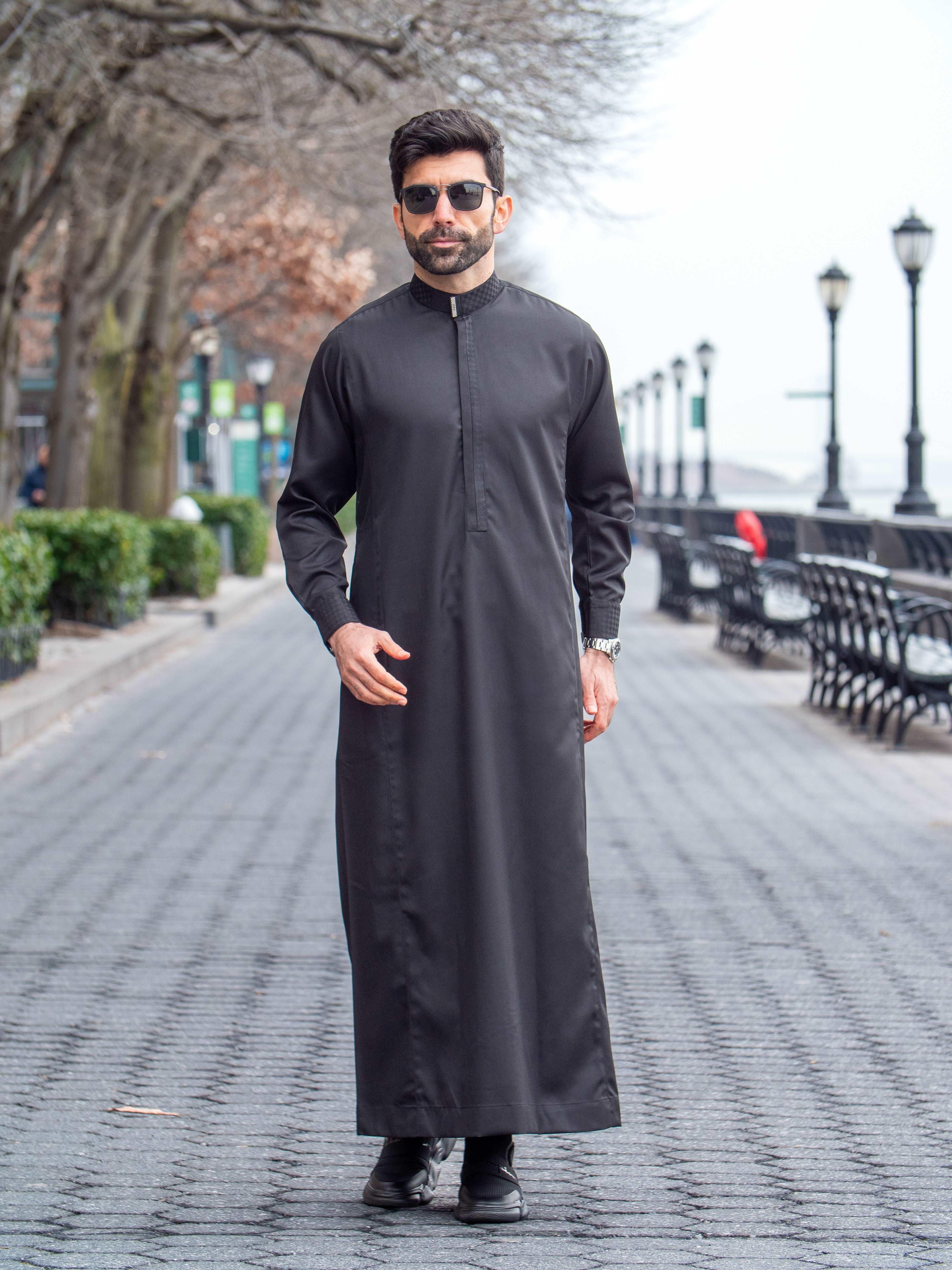 Burdaclothing Adult Premium Thobe 107B Black