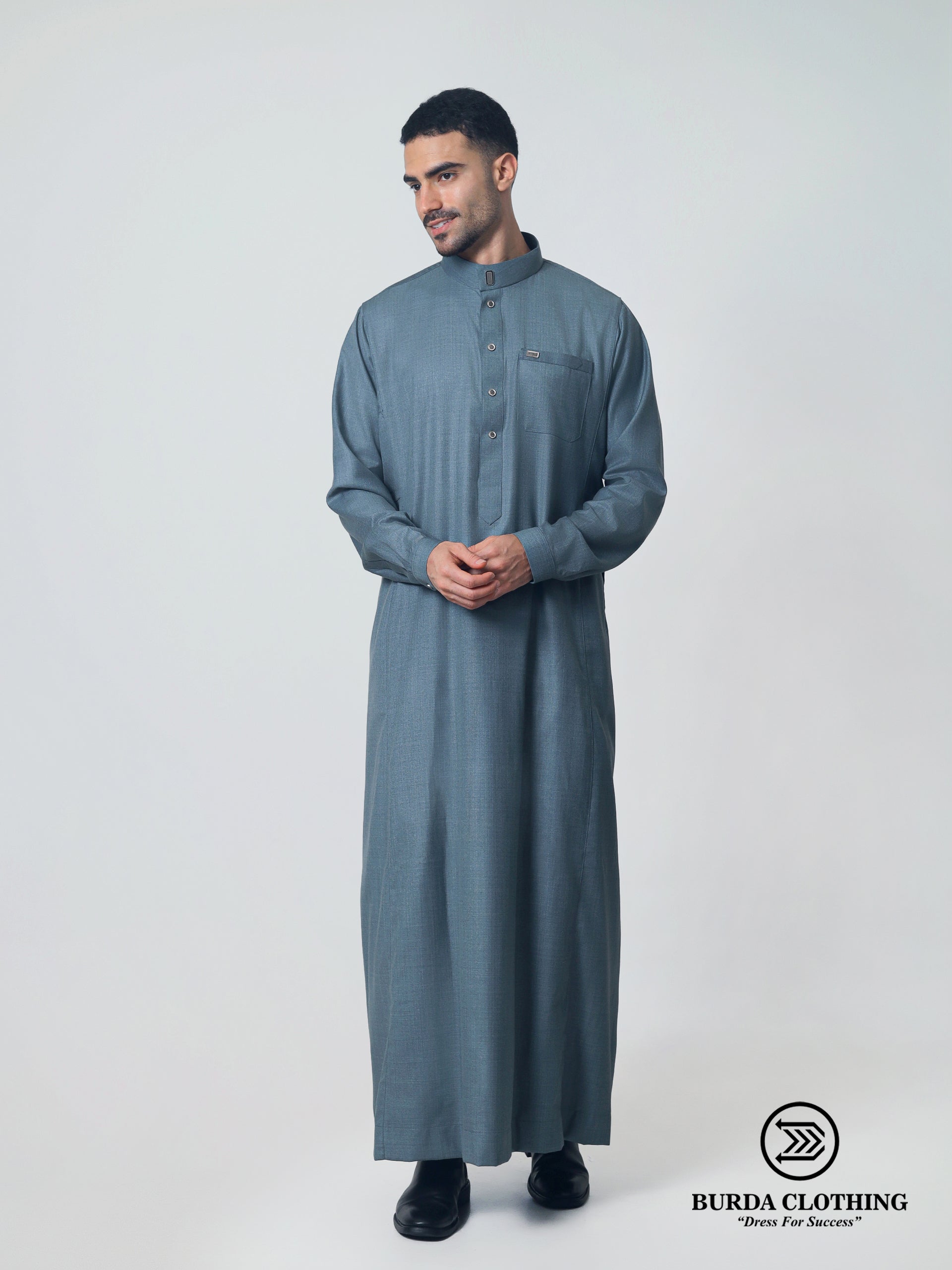 Adult Premium Thobe 113 Gray by Burdaclothing