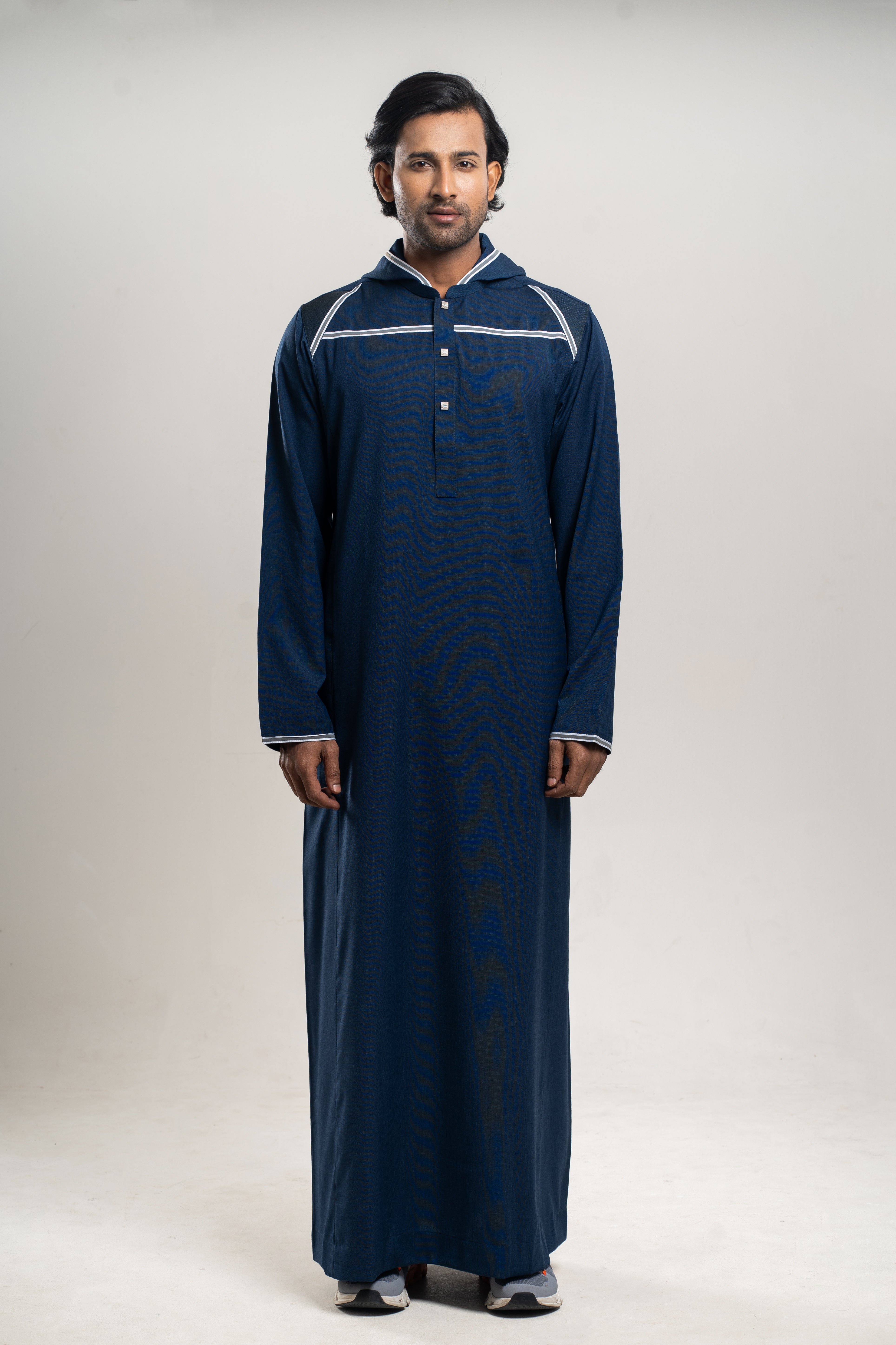 Burdaclothing Adult Premium Thobe 209 Navy ( Father & Son)