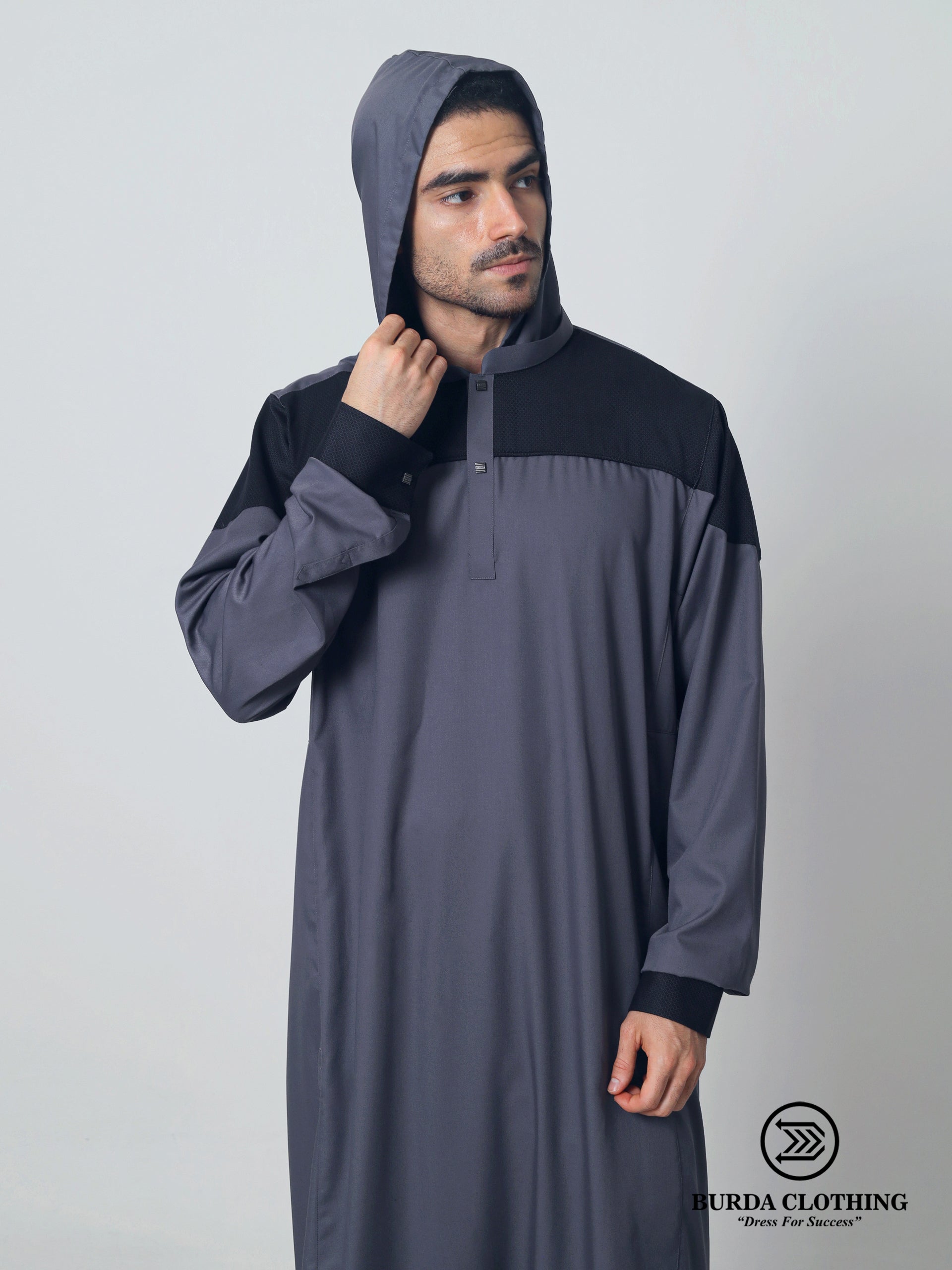 Adult Premium Thobe 211 Gray by Burdaclothing