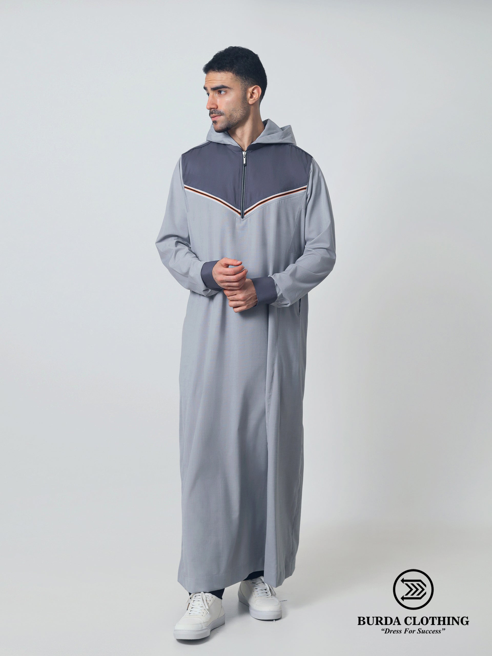 Adult Premium Thobe 212 Gray by Burdaclothing